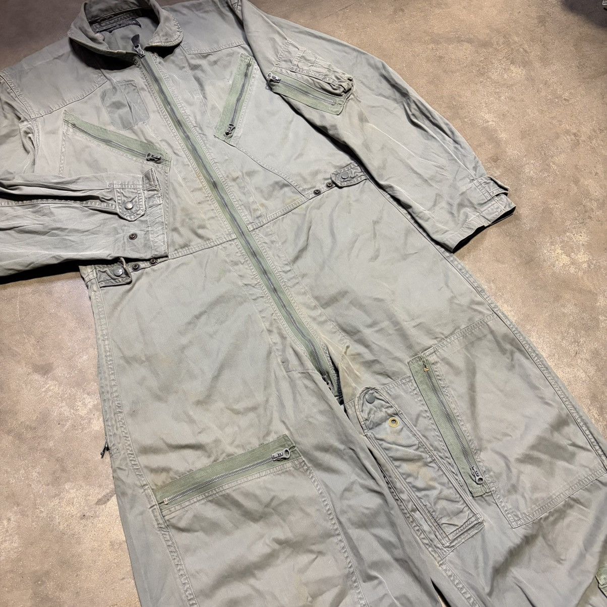 Vintage Vintage K2B Military Flight Suit Vietnam Repaired Crown 50s Size US 34 / EU 50 - 9 Thumbnail