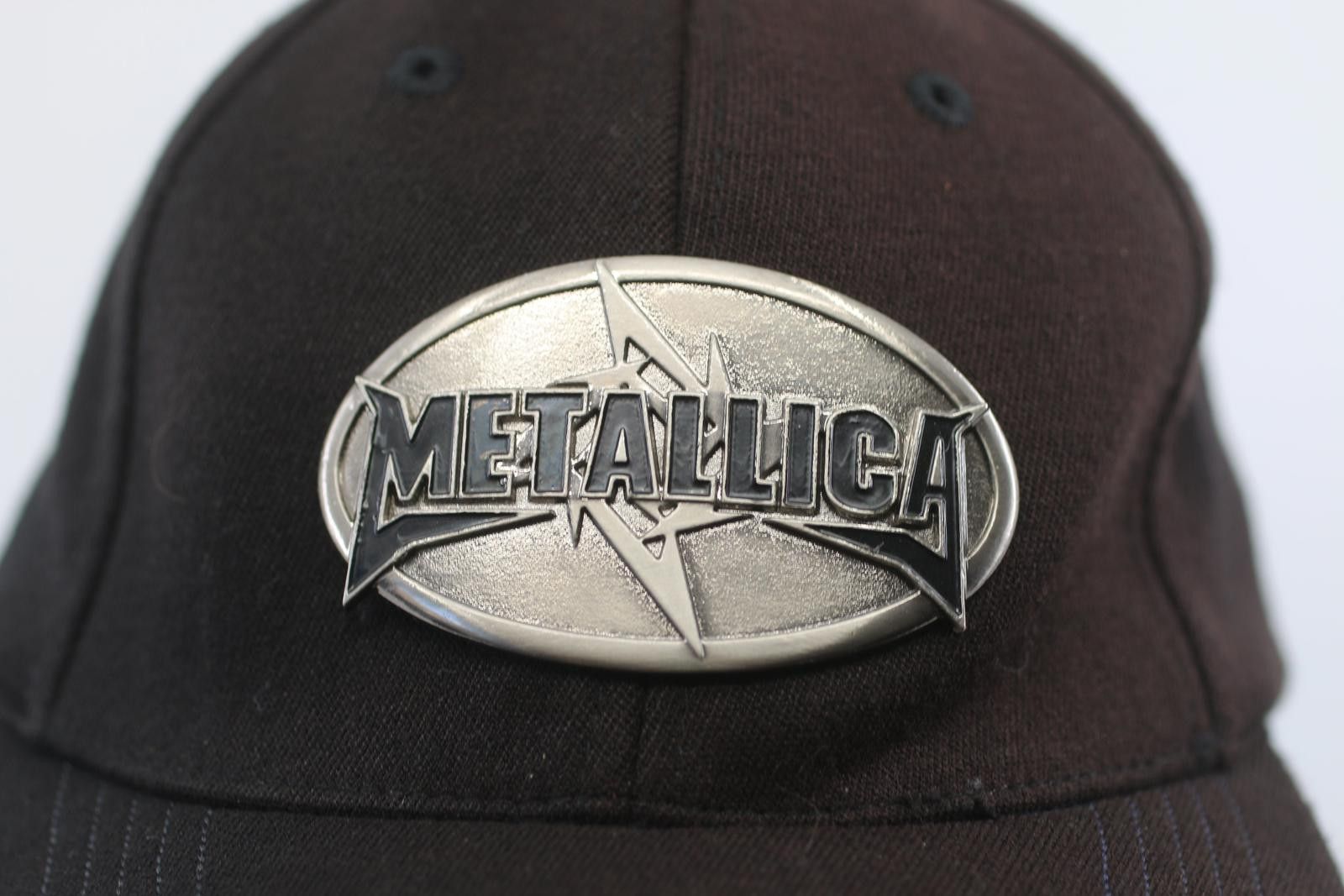 Metallica Metallica Official Bio-Domes Fitted Cap w/ Metal Logo Badge Size ONE SIZE - 2 Thumbnail