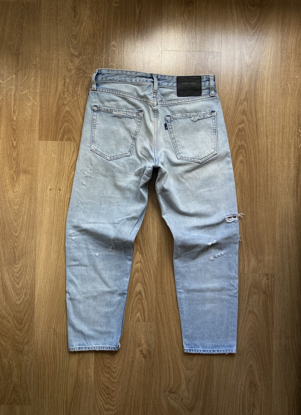 Levi's Made & Crafted Levi’s 501 Japanese Selvage Wid Taper Distressed Jeans W30 Size US 30 / EU 46 - 2 Thumbnail
