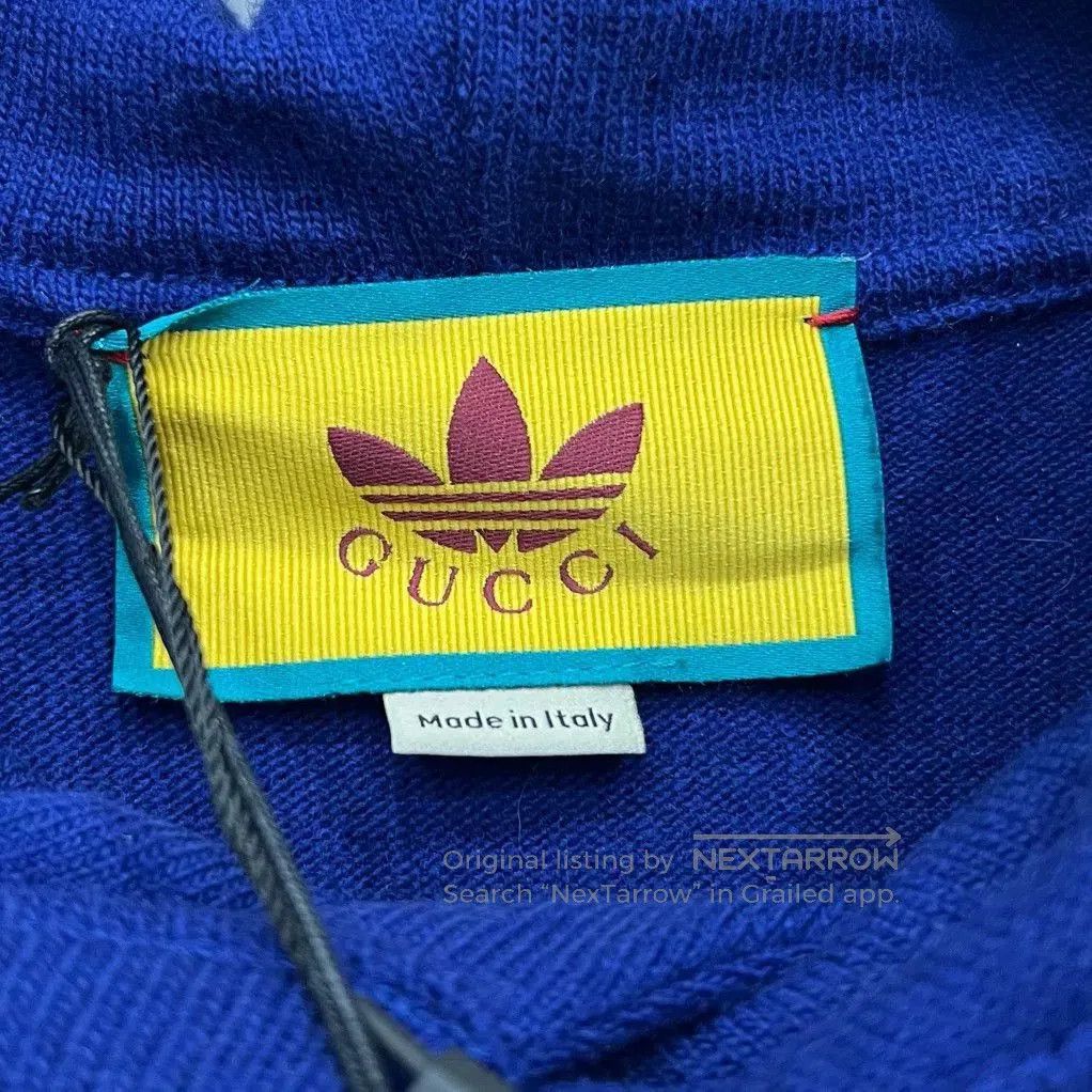Japanese Brand Gucci x Adidas Classic Logo Knit Hoodie. Size US XS / EU 42 / 0 - 5 Thumbnail