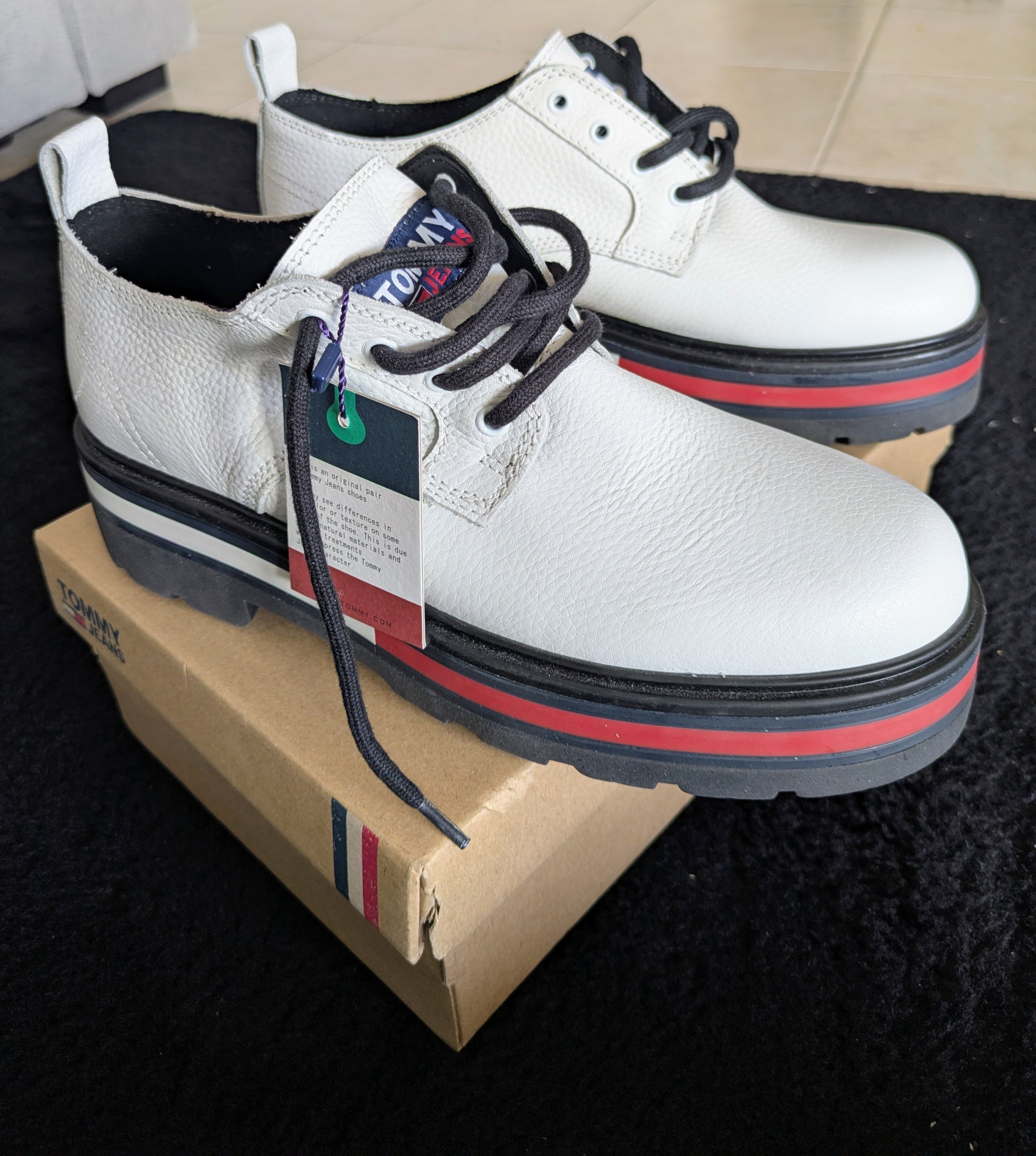 Tommy Hilfiger Chaussures blanches vintage Tommy Hilfiger Size US 11 / IT 41 - 3 Thumbnail