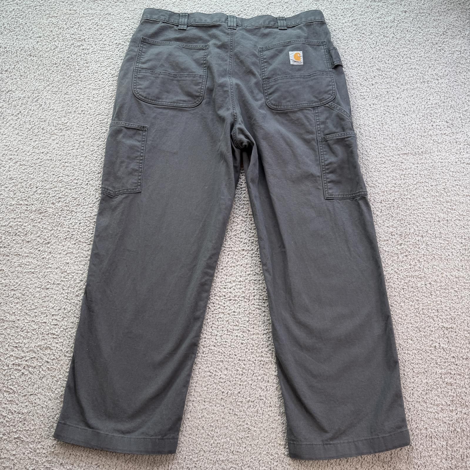 Carhartt Carhartt Loose Fit Carpenter Pants Mens 36x32 Gray Work Size US 36 / EU 52 - 2 Thumbnail