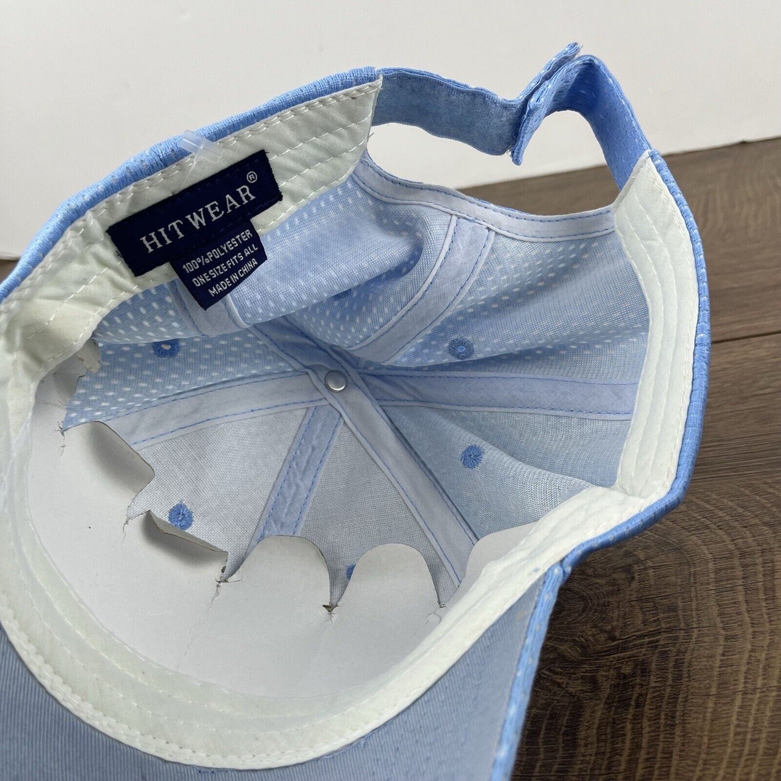 Other Light Blue Running Hat Blue Baseball Hat Blue Adjustable Hat Size ONE SIZE - 13 Thumbnail