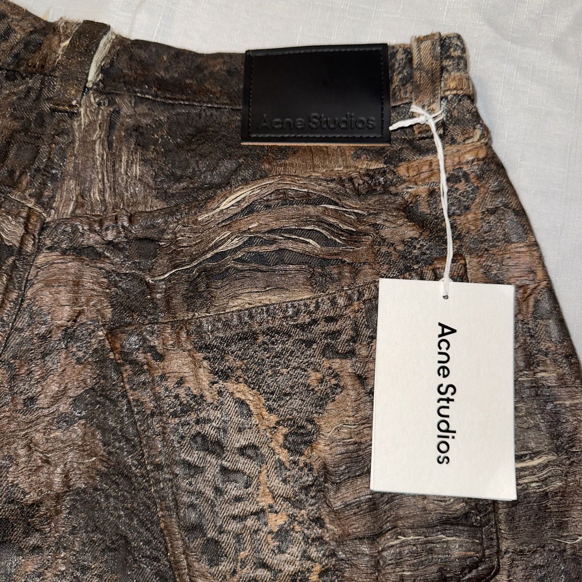 Acne Studios Acne Studios Distressed Monogram Jeans Size US 32 / EU 48 - 6 Thumbnail