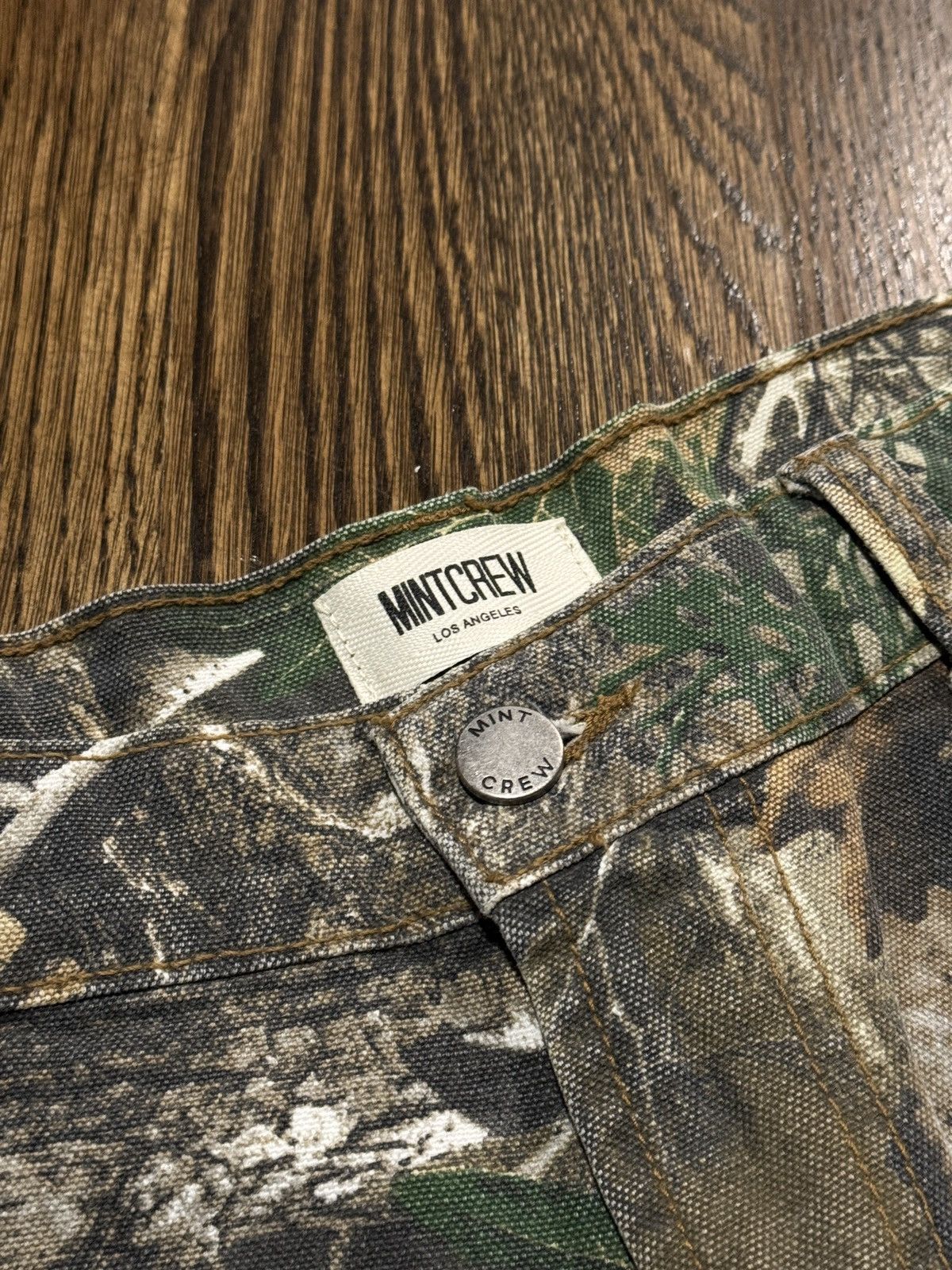 Mintcrew Mint Crew Camo Double Knee Shorts Size US 32 / EU 48 - 3 Thumbnail