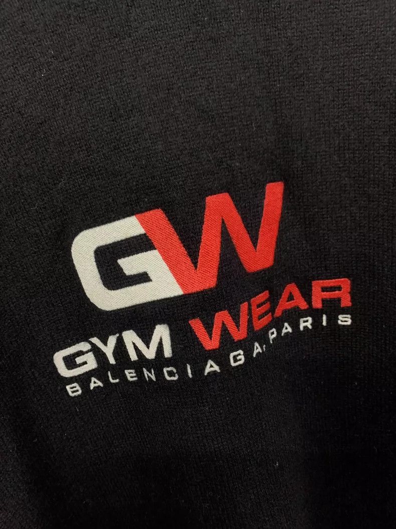 Balenciaga Balenciaga Black GW Letter Knit Sweater Size US XS / EU 42 / 0 - 3 Thumbnail