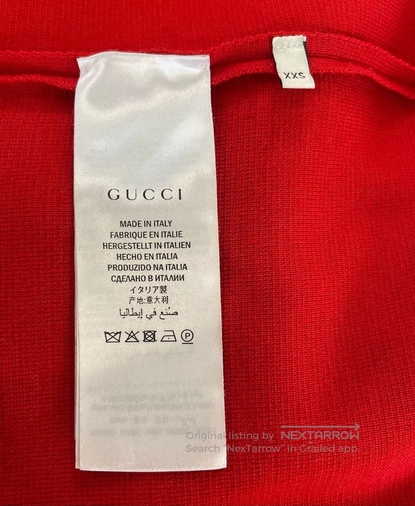 Gucci Gucci Red Knit Cardigan XXS. Size XXS / US 00 / IT 34 - 6 Thumbnail