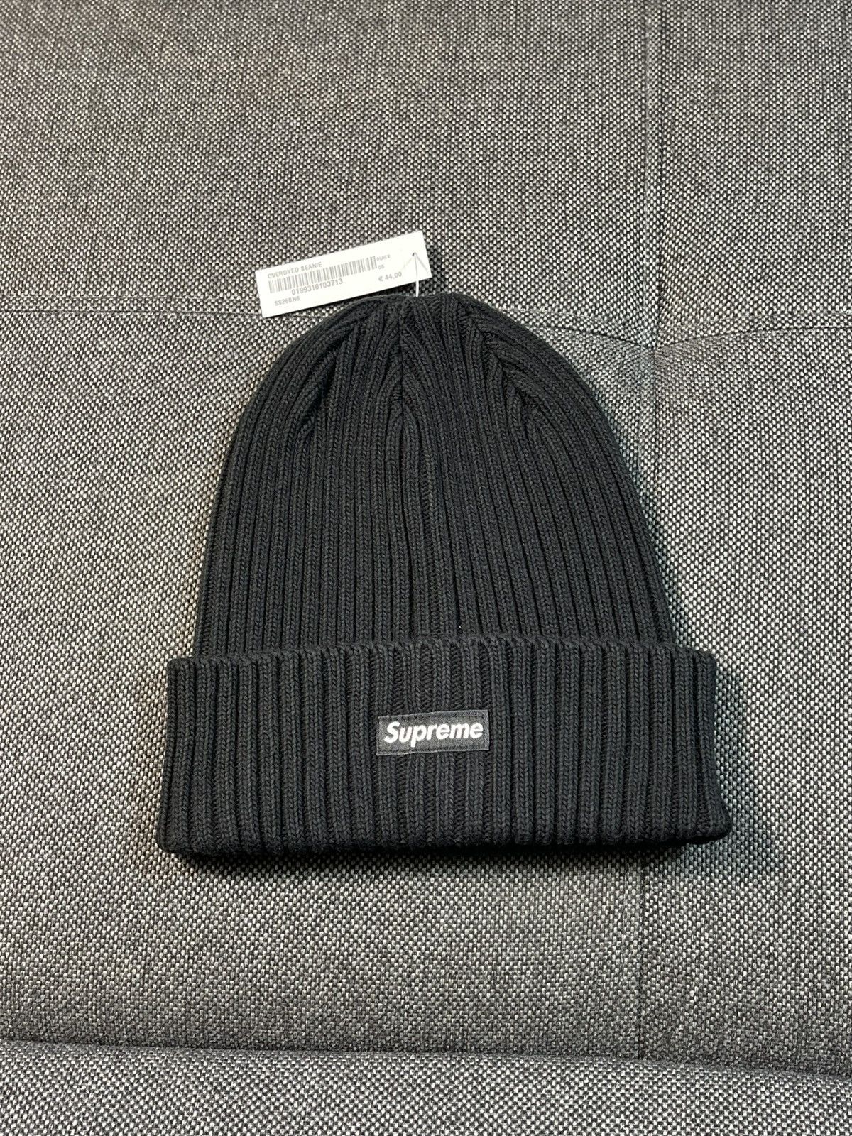 Supreme Supreme overdyed beanie black | Grailed