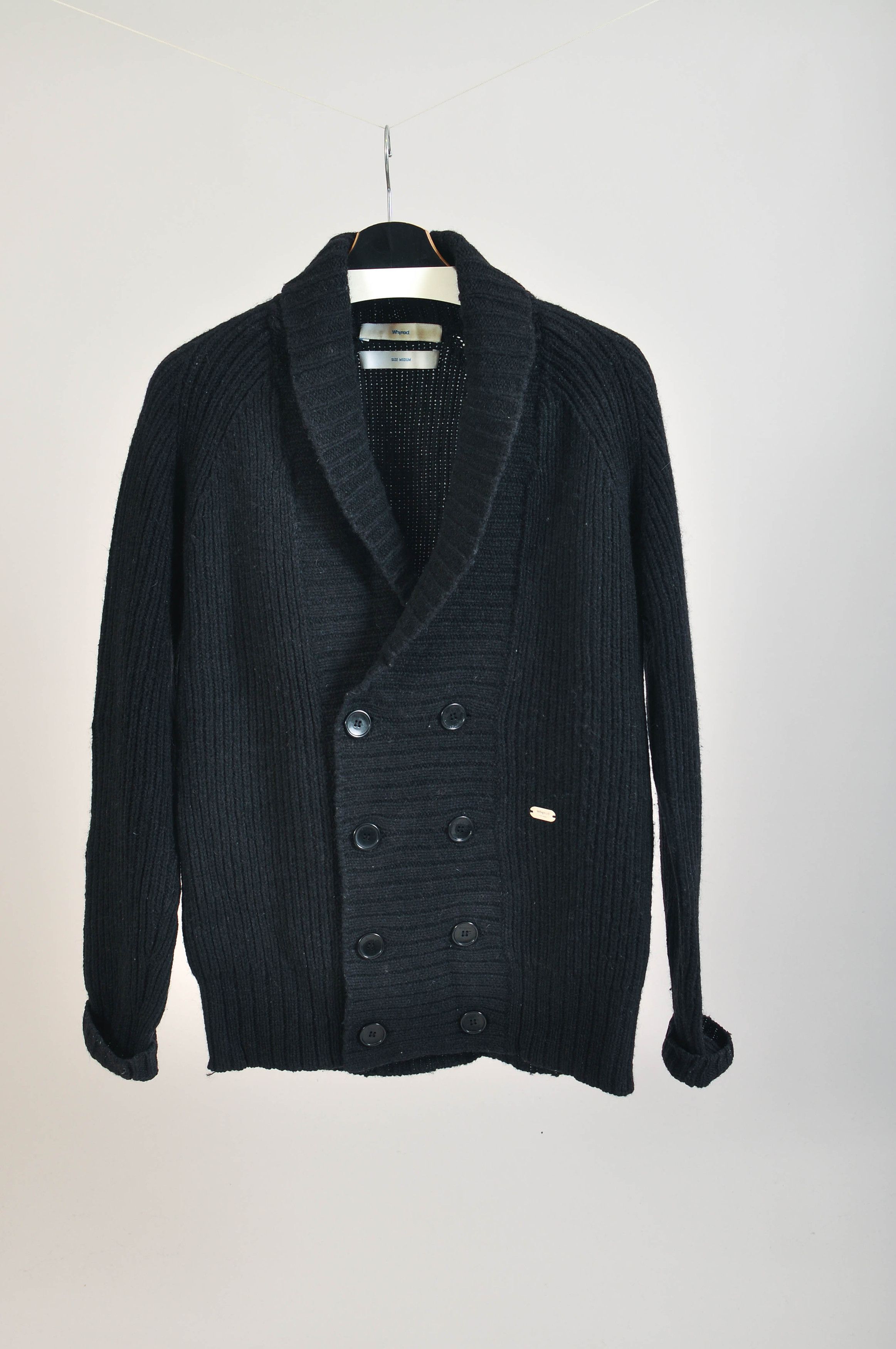 Whyred Black double breasted cardigan Size US M / EU 48-50 / 2 - 1 Thumbnail