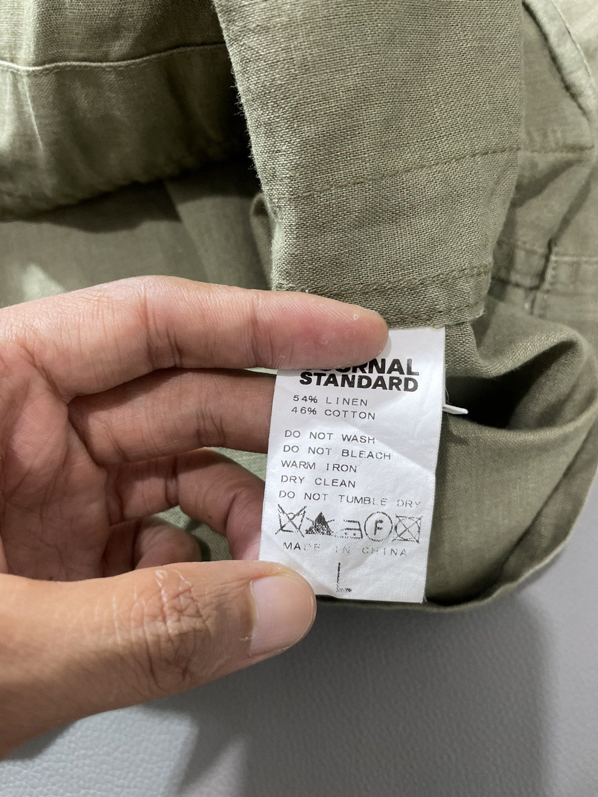 GOA Journal Standard Linen Military Jacket goa style Size L / US 10 / IT 46 - 5 Thumbnail