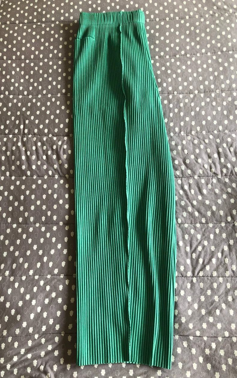 Issey Miyake issey miyake size:one size Green pleated pants Size 42" / US 20 - 3 Thumbnail