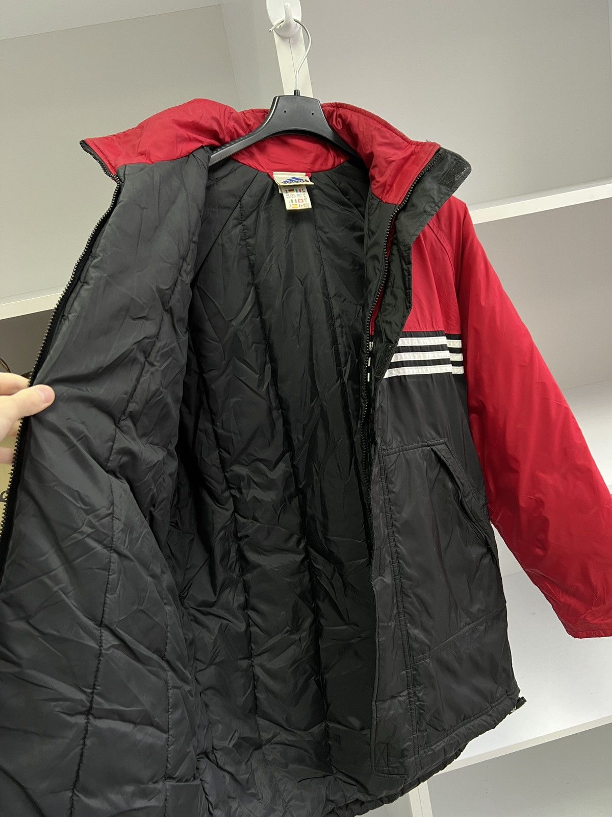 Adidas × Vintage Vintage Adidas Suisse Puffer down coat jacket Size US M / EU 48-50 / 2 - 9 Thumbnail