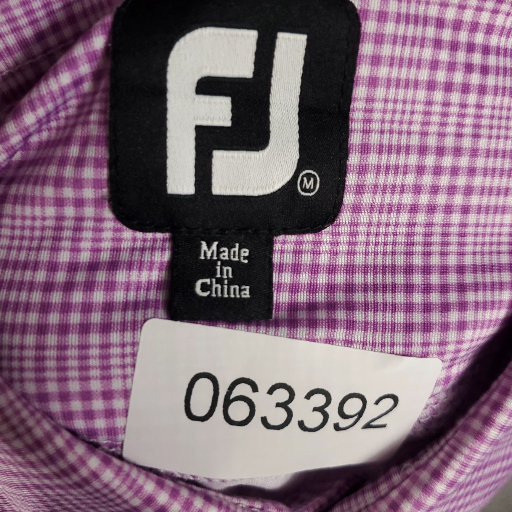 Footjoy FootJoy Polo Shirt Mens M Purple Plaid Golf Casual Short Sleeve Polo Shirt Mens M Purple Plaid Golf Casual Short Sleeve Size US M / EU 48-50 / 2 - 8 Thumbnail