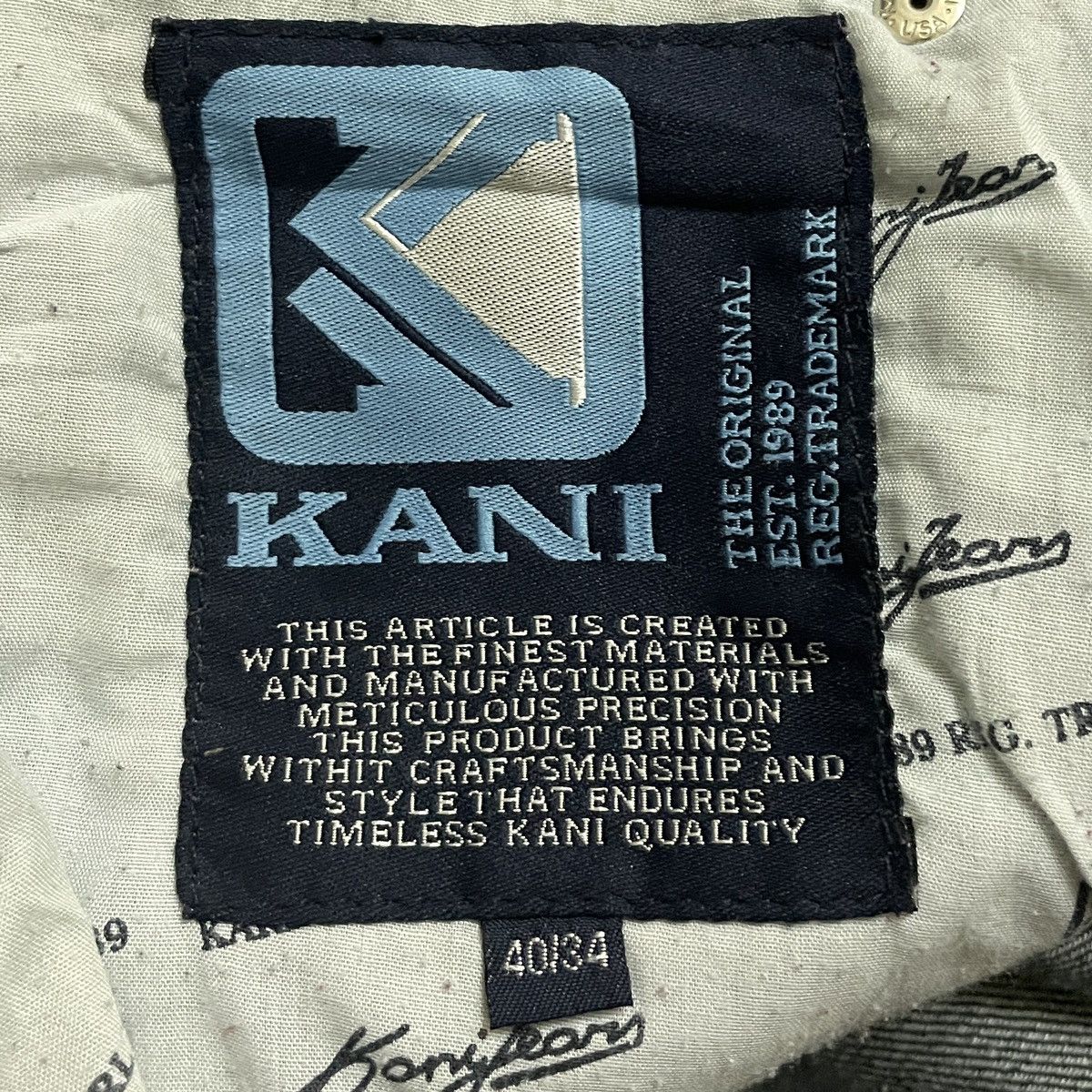 Karl Kani Rare Design Vintage Brand Karl Kani Rapper Baggy Jeans 1990s Size US 40 / EU 56 - 10 Thumbnail