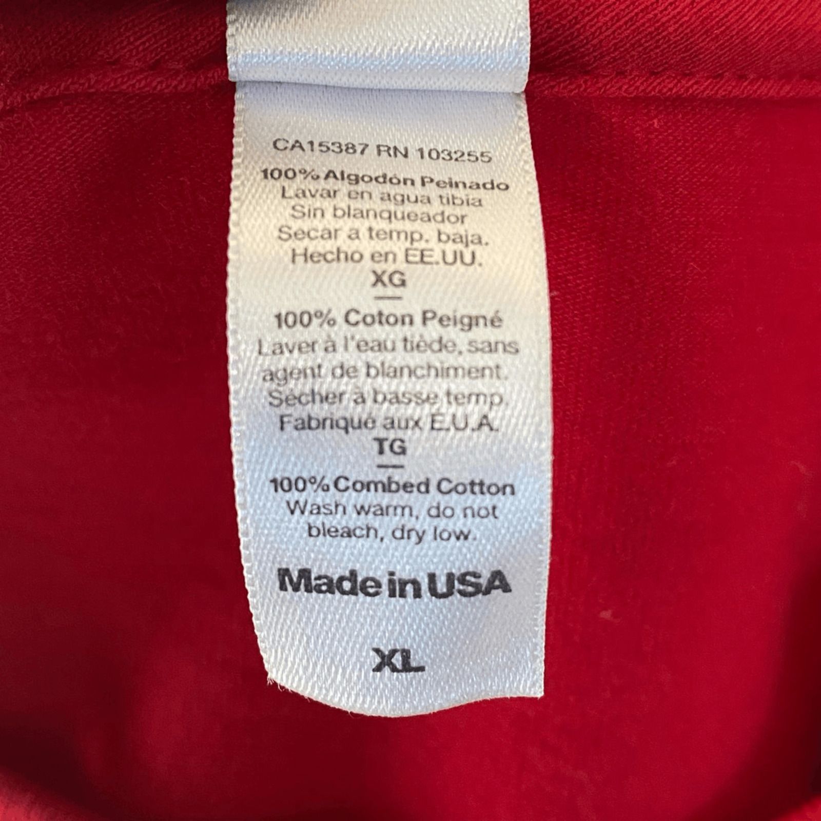American Apparel American Apparel Men's Red Amstel Beer Standard American Gra Size US XL / EU 56 / 4 - 6 Thumbnail