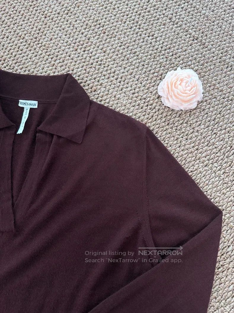 Hermes Hermes Margiela Era Cashmere and Silk Blend Casual Long Sl Size M / US 6-8 / IT 42-44 - 5 Thumbnail