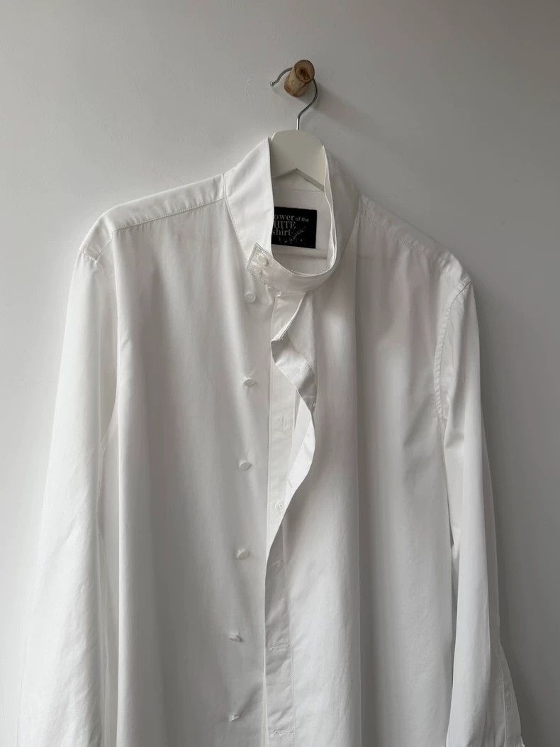 Yohji Yamamoto Yohji Yamamoto Yohji Yamamoto Deconstructed White Shirt 20 Size US M / EU 48-50 / 2 - 7 Thumbnail