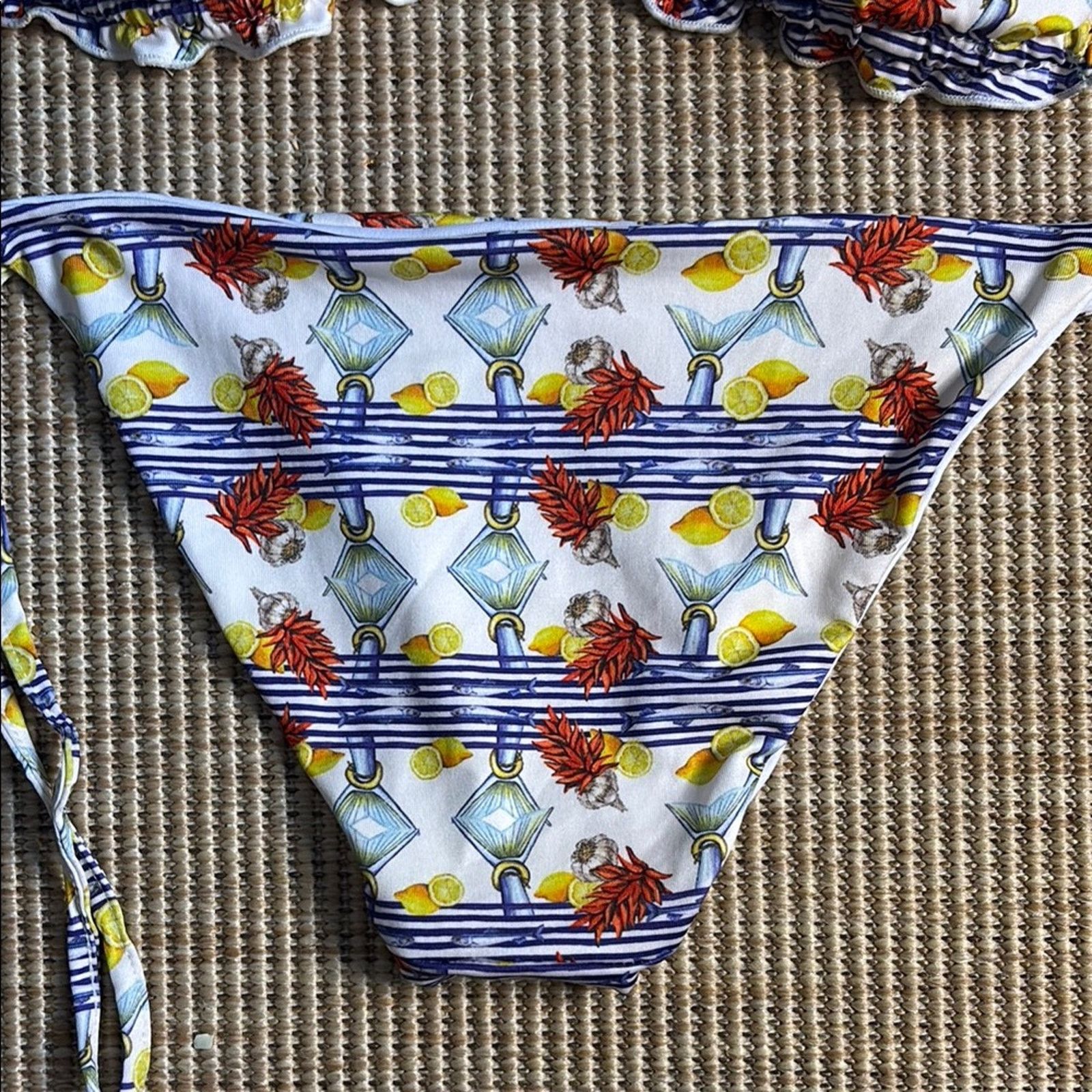 Other NWT Antica Sartoria Positano Floral Print Bikini Set Size S Size ONE SIZE - 8 Thumbnail