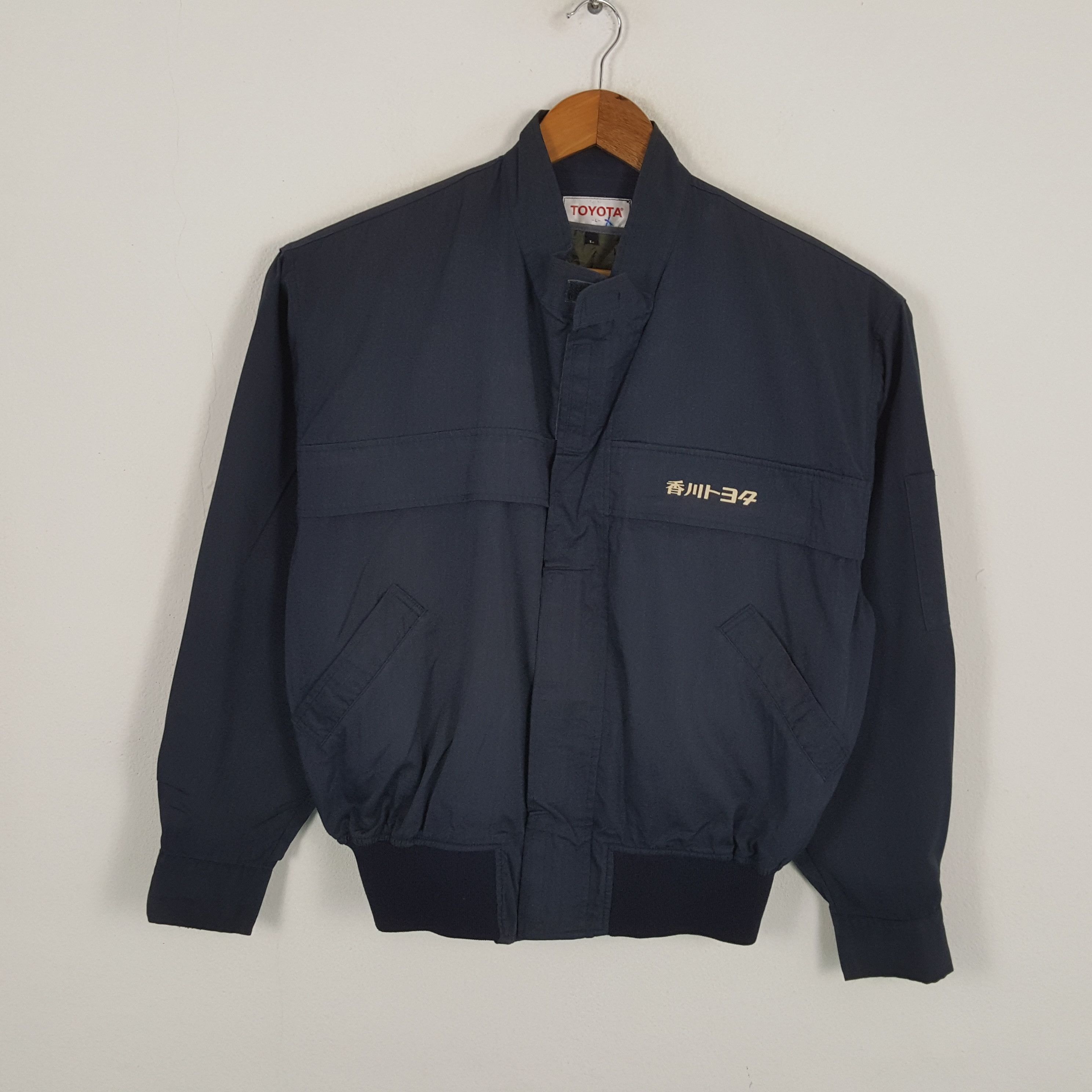 Japanese Brand × Vintage Vintage TOYOTA RACING Japanese Racing Team Jacket Size US XL / EU 56 / 4 - 3 Thumbnail