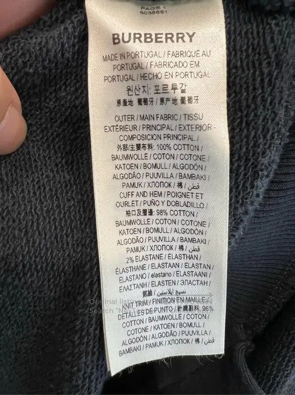 Burberry Burberry Black Cotton Women's Hoodie. Size M / US 6-8 / IT 42-44 - 5 Thumbnail