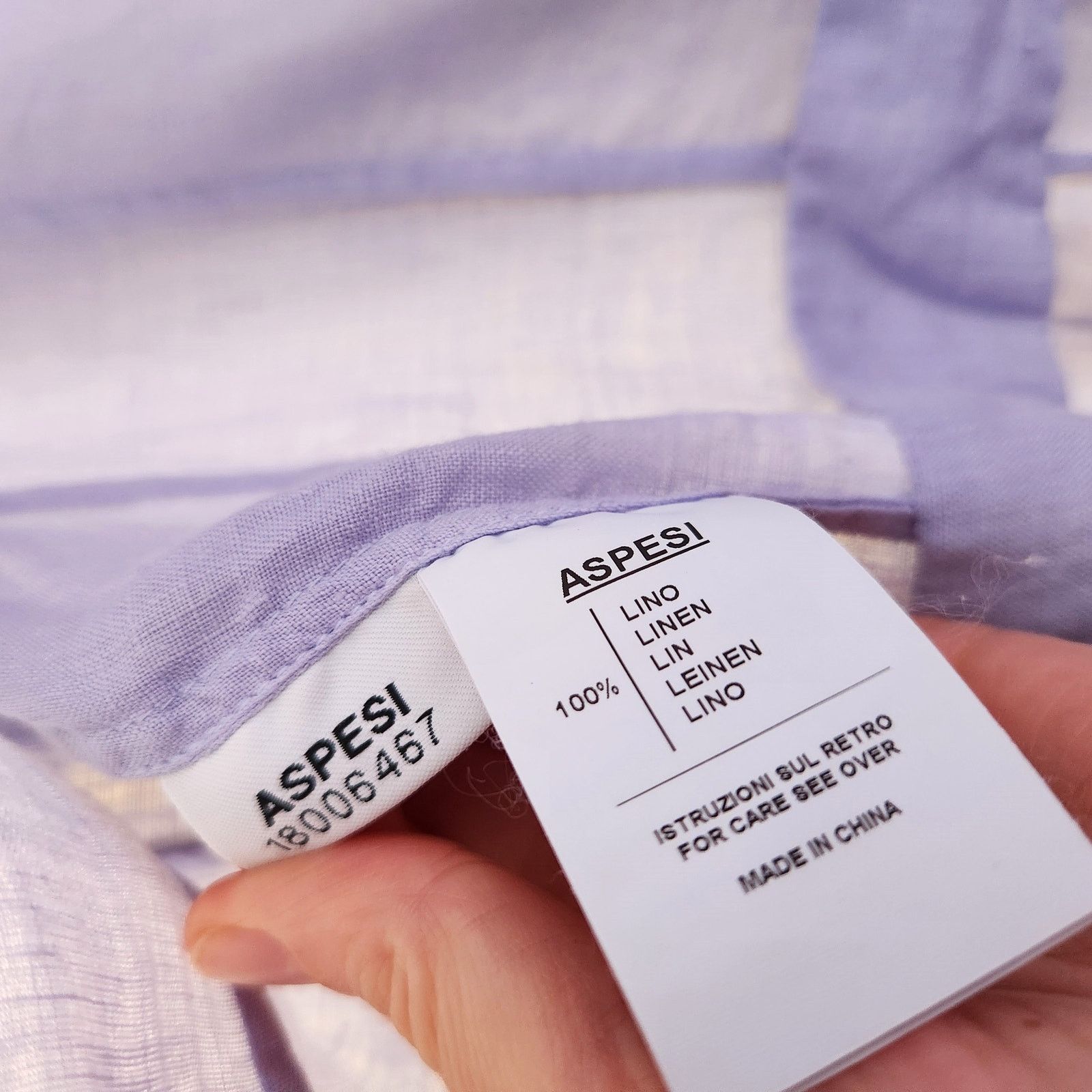Aspesi Aspesi Women Lilac Linen Flare Midi Dress Size EU 44 / L Size L / US 10 / IT 46 - 5 Thumbnail