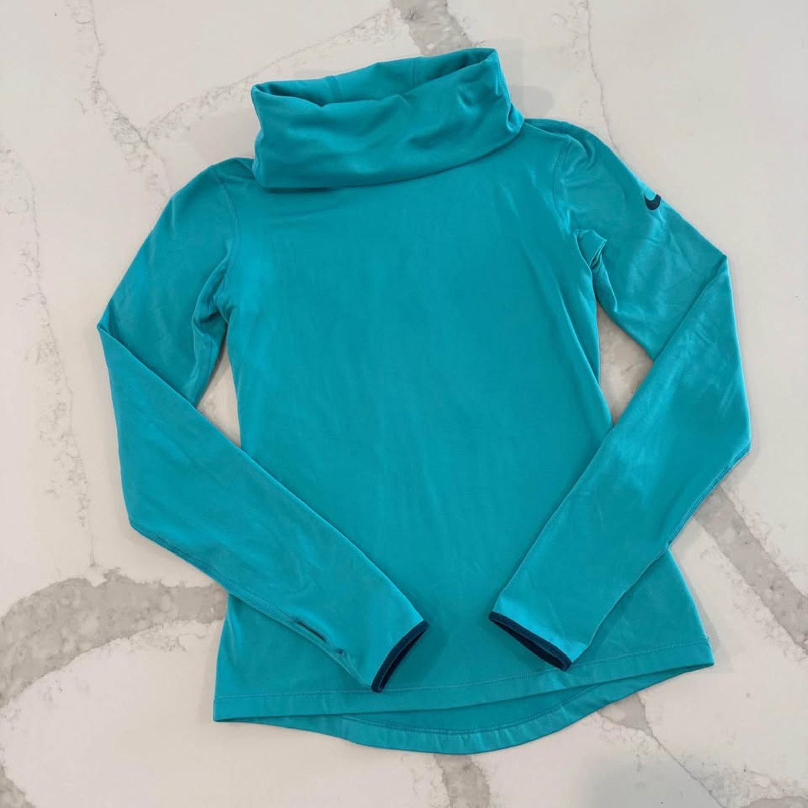 Nike Nike Pro DriFit CowlNeck Long Sleeve Running Top Women Small Size S / US 4 / IT 40 - 1 Thumbnail