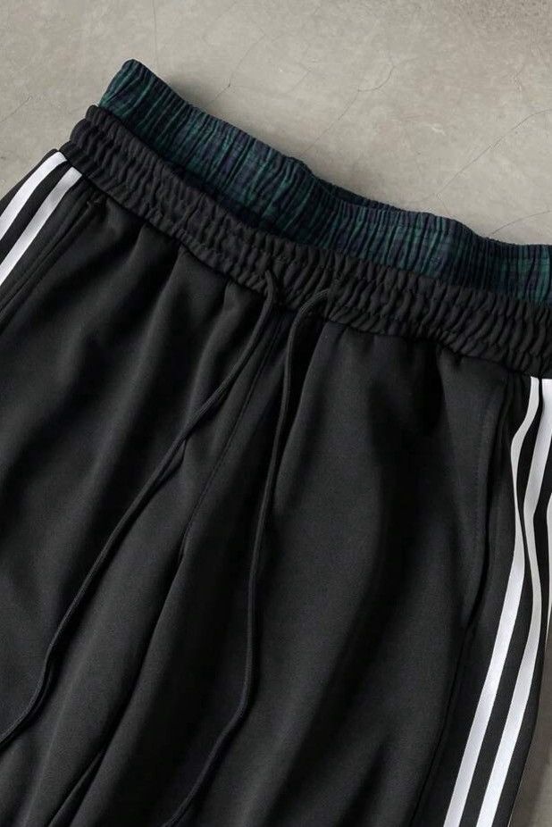 Japanese Brand DRIP Wide Leg Stripe Y2K Sweatpants Size US 31 - 4 Thumbnail