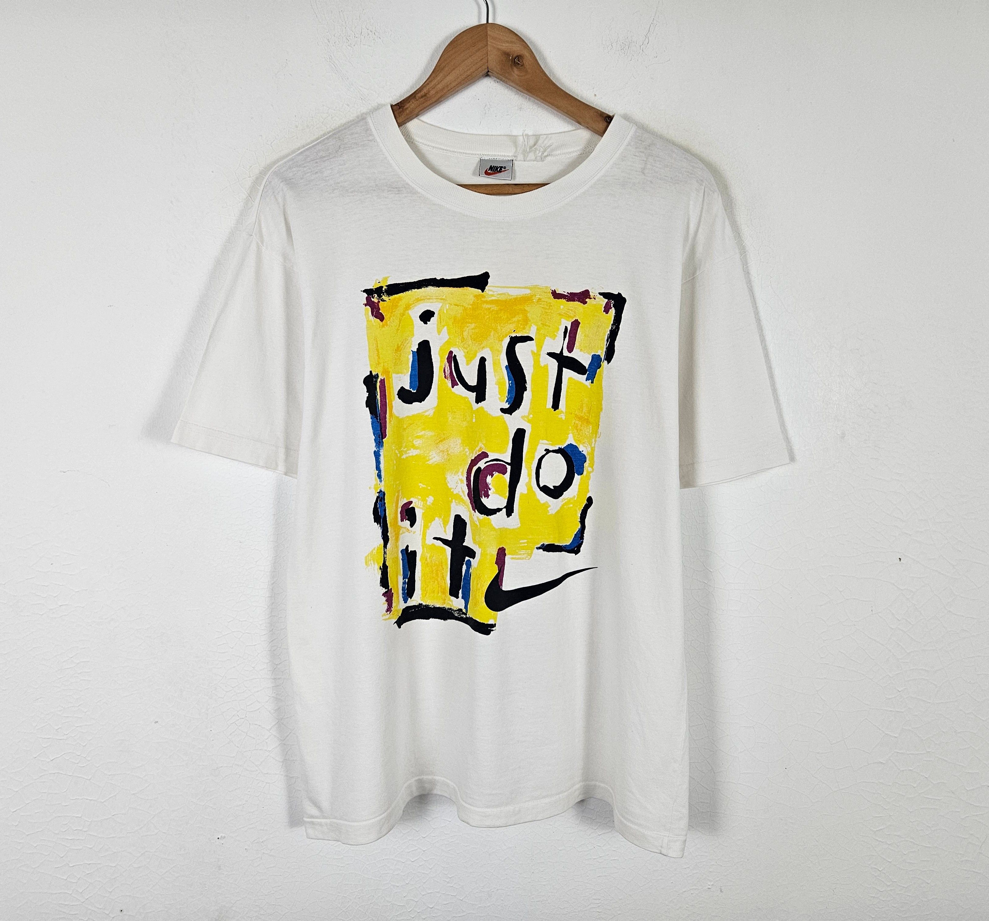 Nike × Vintage Vintage Nike Just Do it shirt Size US L / EU 52-54 / 3 - 2 Thumbnail