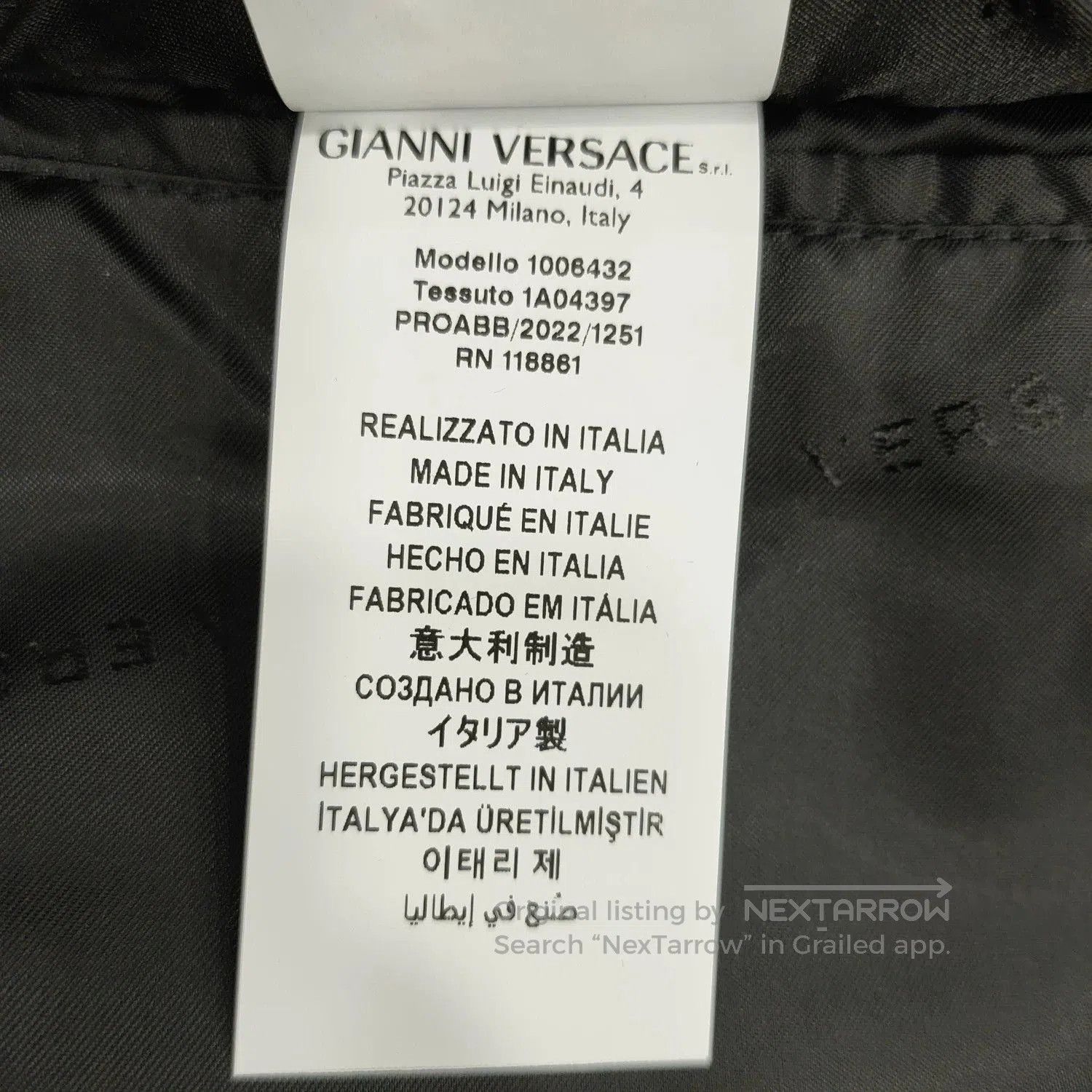 Fendi FENDACE Monogram Rhinestone Portrait Jacket. Size US L / EU 52-54 / 3 - 5 Thumbnail