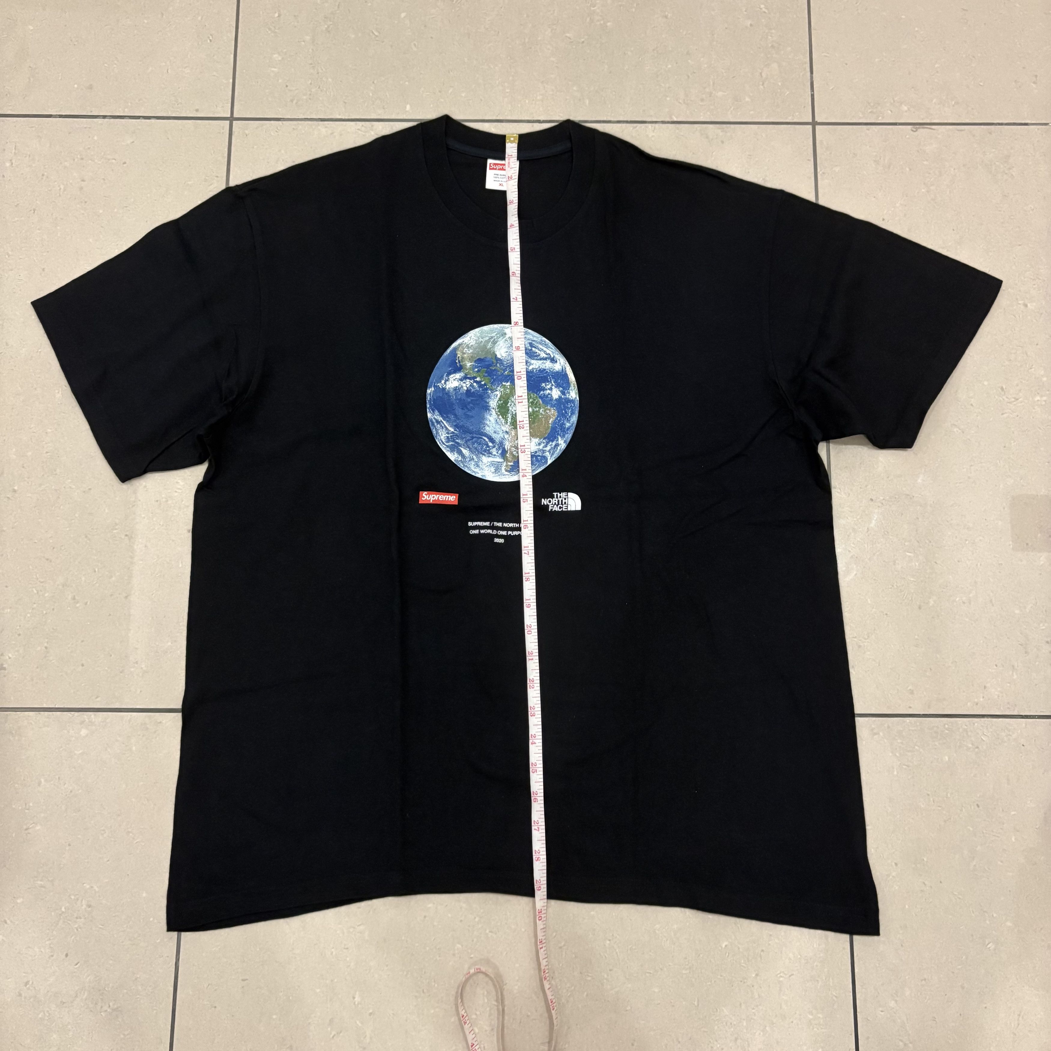 Supreme × The North Face Supreme x The North Face One World Tee Size US XL / EU 56 / 4 - 4 Thumbnail
