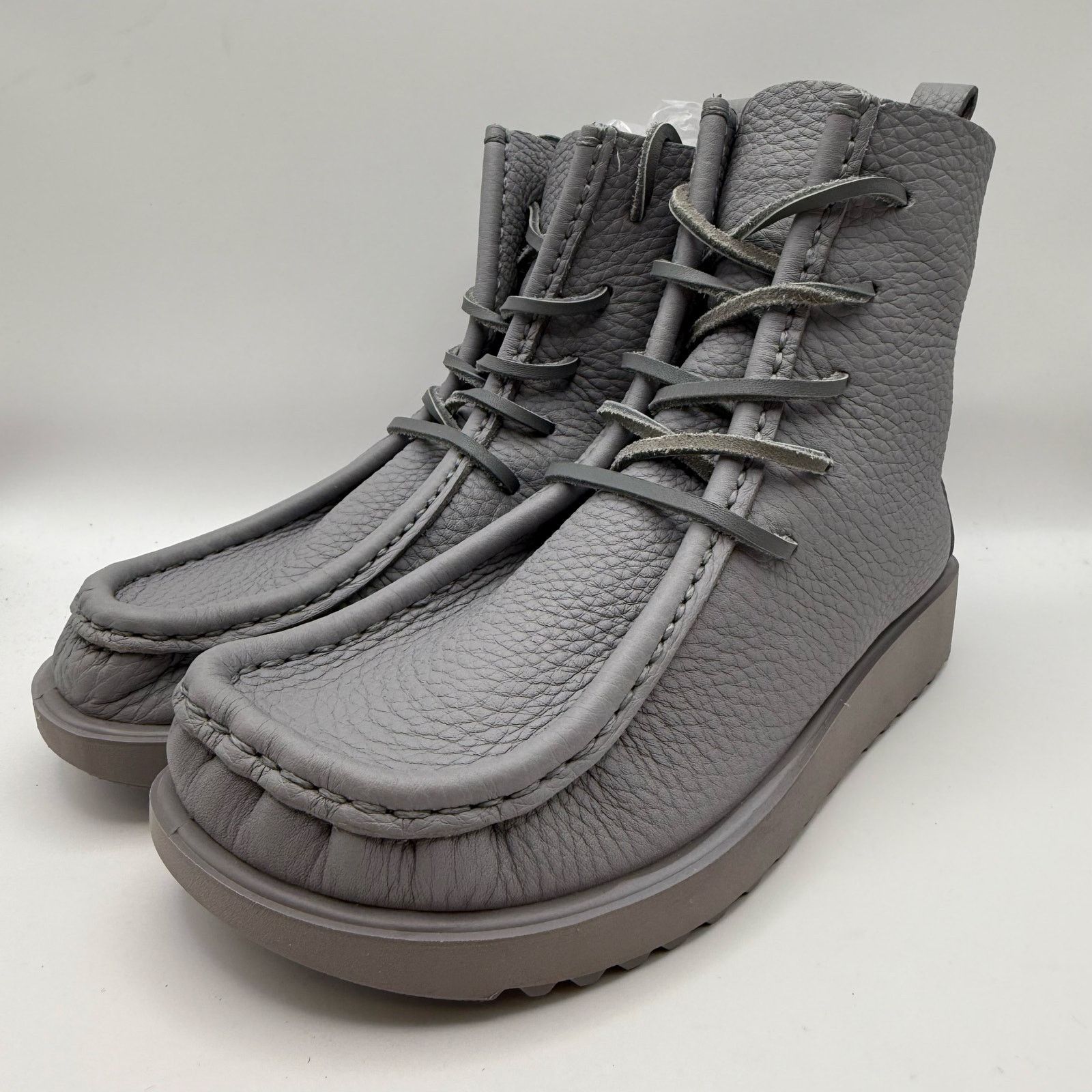 Ecco ECCO.KOLLECTIVE EU 43 JOKE LACE BOOT MADE IN PORTUGAL GRAY Size US 9 / EU 42 - 1 Thumbnail