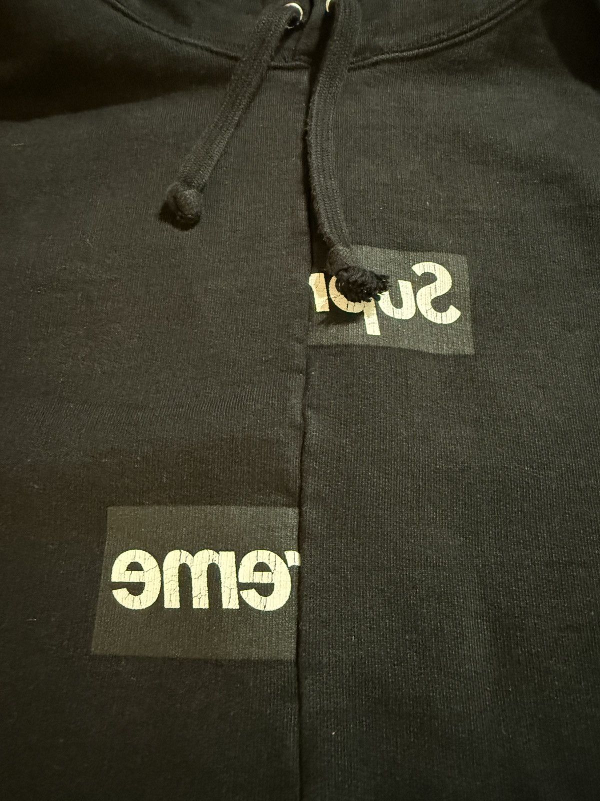 Comme des Garcons × Supreme Supreme Cdg Split Box Logo Hoodie Size US L / EU 52-54 / 3 - 2 Thumbnail