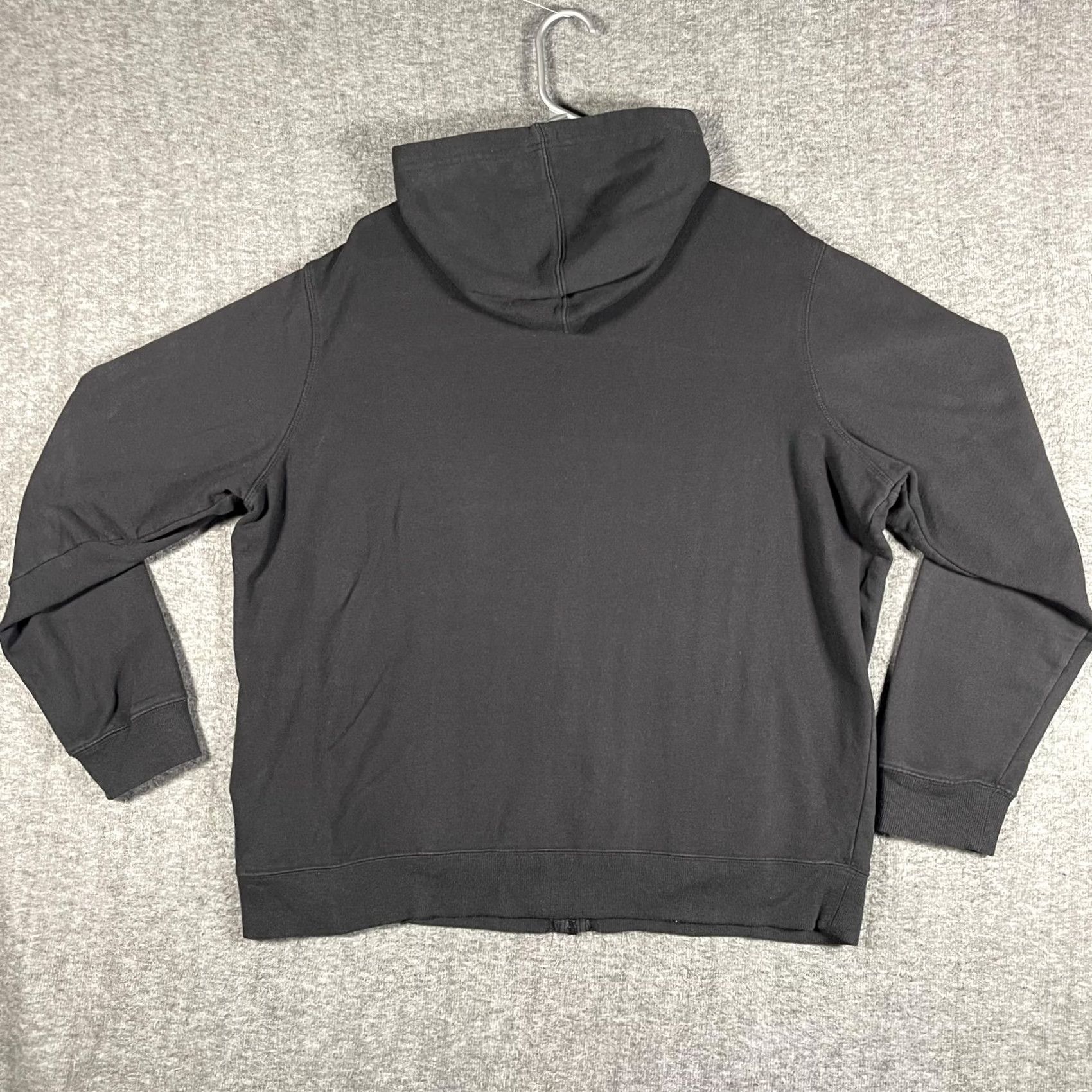 Starter Starter Hoodie Mens Large Black Full Zip Fleece Logo Pockets Sweatshirt Regular Fit Long Sleeve Cotton Blend Zippered Hoodie Men Size US L / EU 52-54 / 3 - 2 Thumbnail