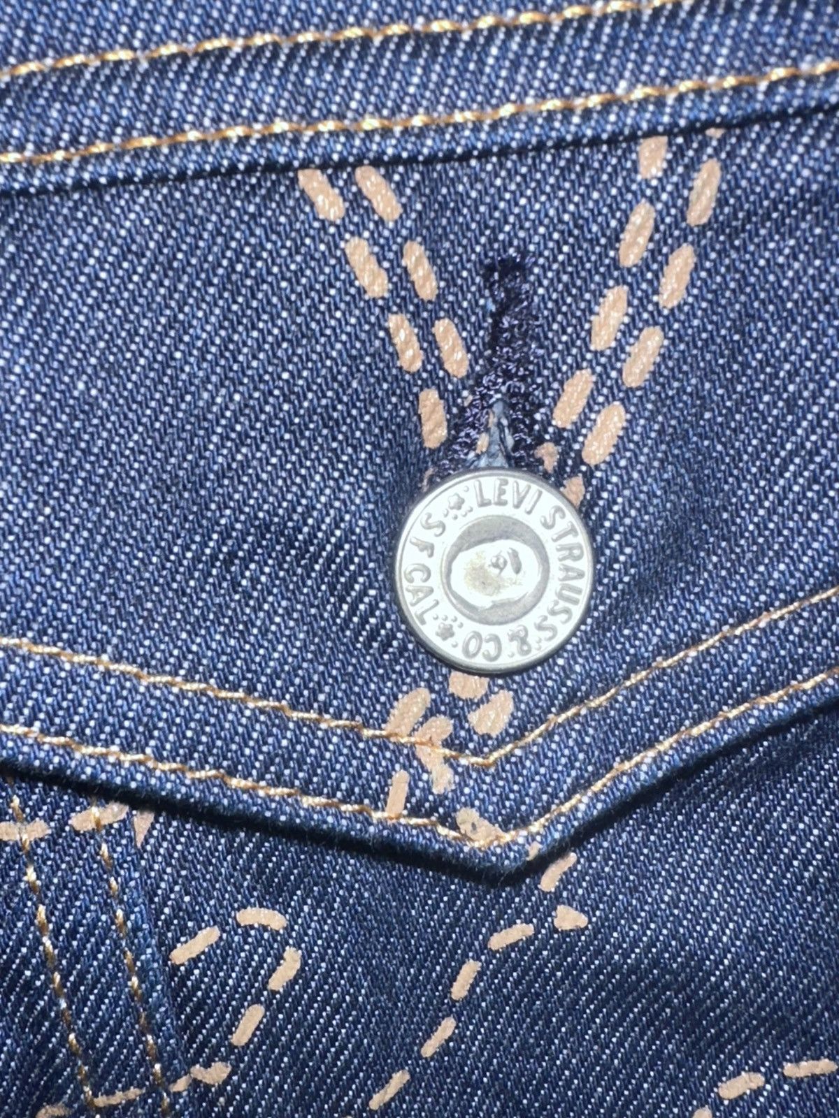 Bape × Levi's BAPE X LEVI’S SPLIT TRUCKER JACKET SIZE XL Size US XL / EU 56 / 4 - 11 Thumbnail