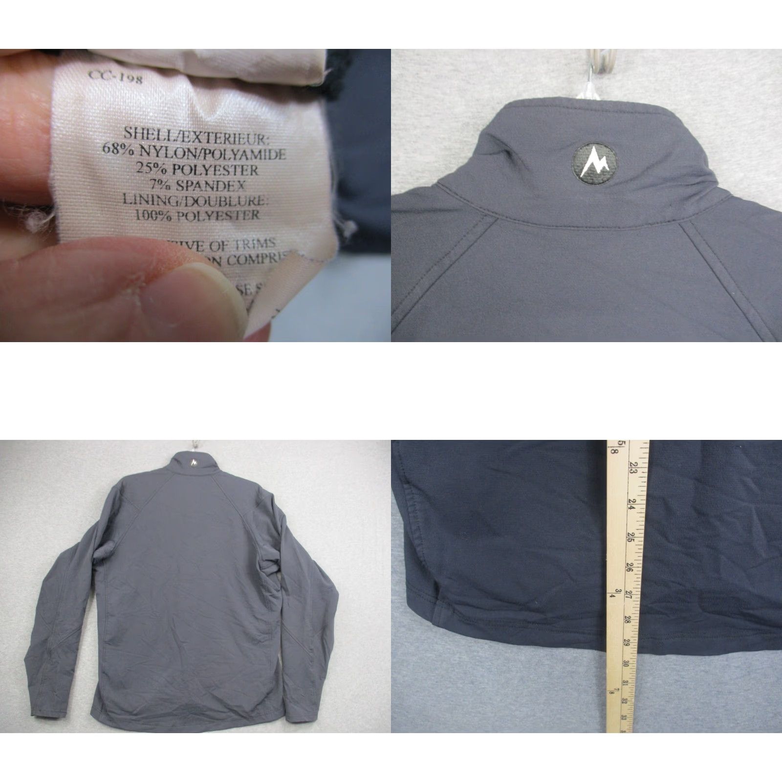 Marmot Marmot Jacket Medium Full Zip Men's Blue Navy Fleece Lined Zip Pockets Size US M / EU 48-50 / 2 - 8 Thumbnail