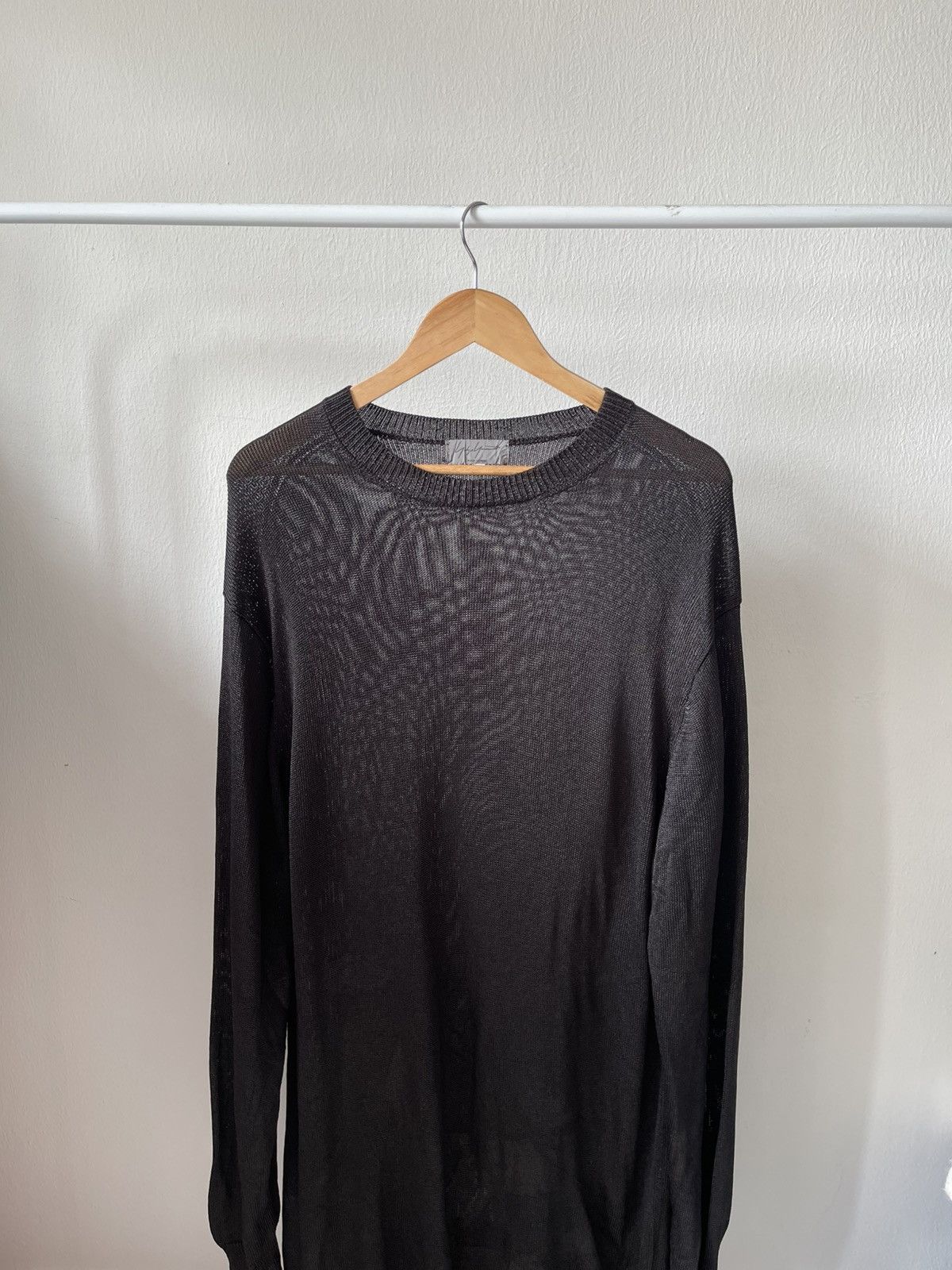 Yohji Yamamoto A/W2009 Yohji Yamamoto Pour Homme Rayon Knitwear Size US L / EU 52-54 / 3 - 10 Thumbnail