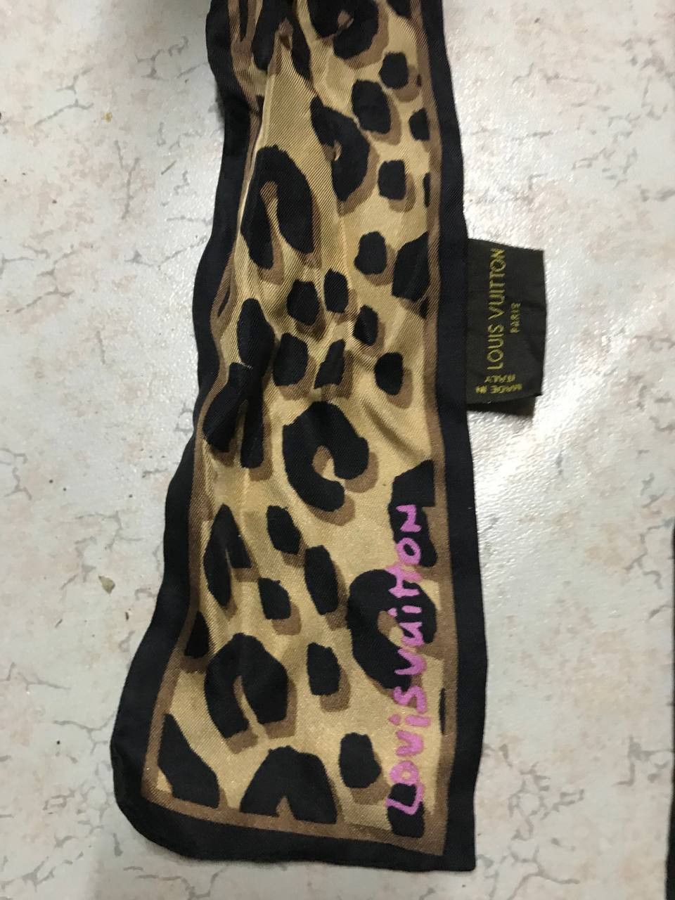 Louis Vuitton × Stephen Sprouse LV x Stephen Sprouse Silk Graffiti Scarf Size ONE SIZE - 2 Thumbnail