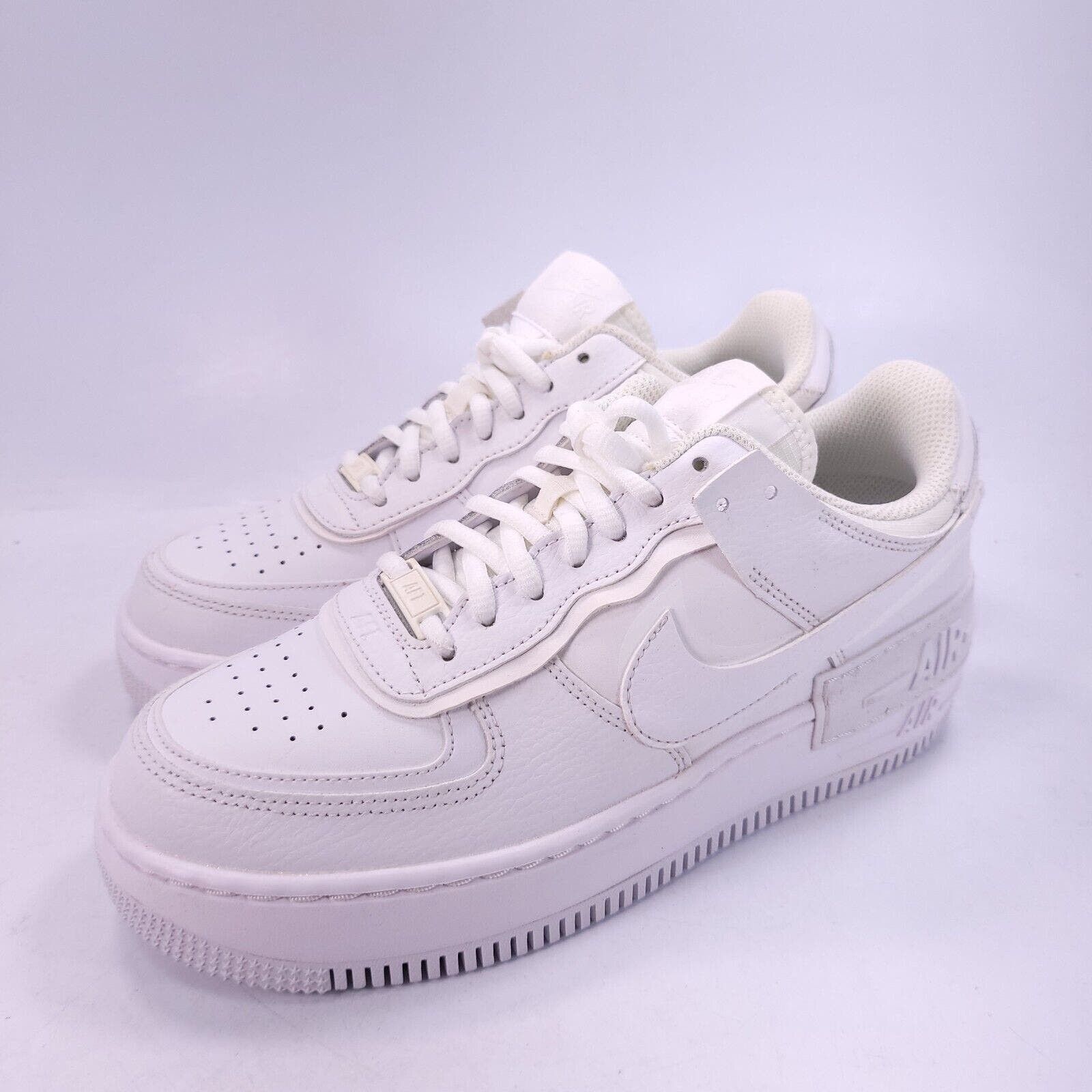 image of Nike Air Force 1 Shadow Shoe Womens Size 8 Ci0919-100 White