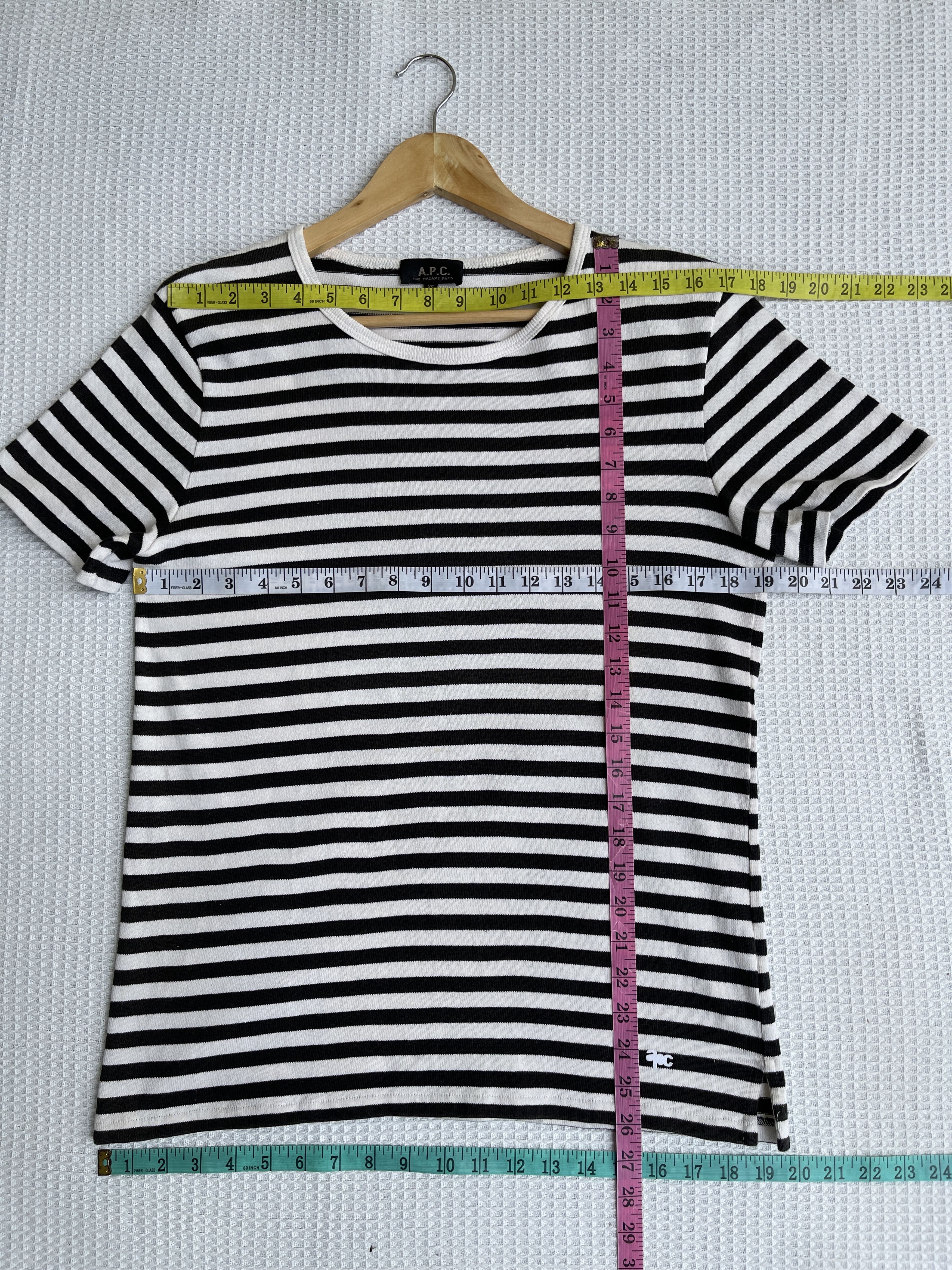 A.P.C. Rare‼️Vintage APC Striped T Shirt Size US XS / EU 42 / 0 - 10 Thumbnail