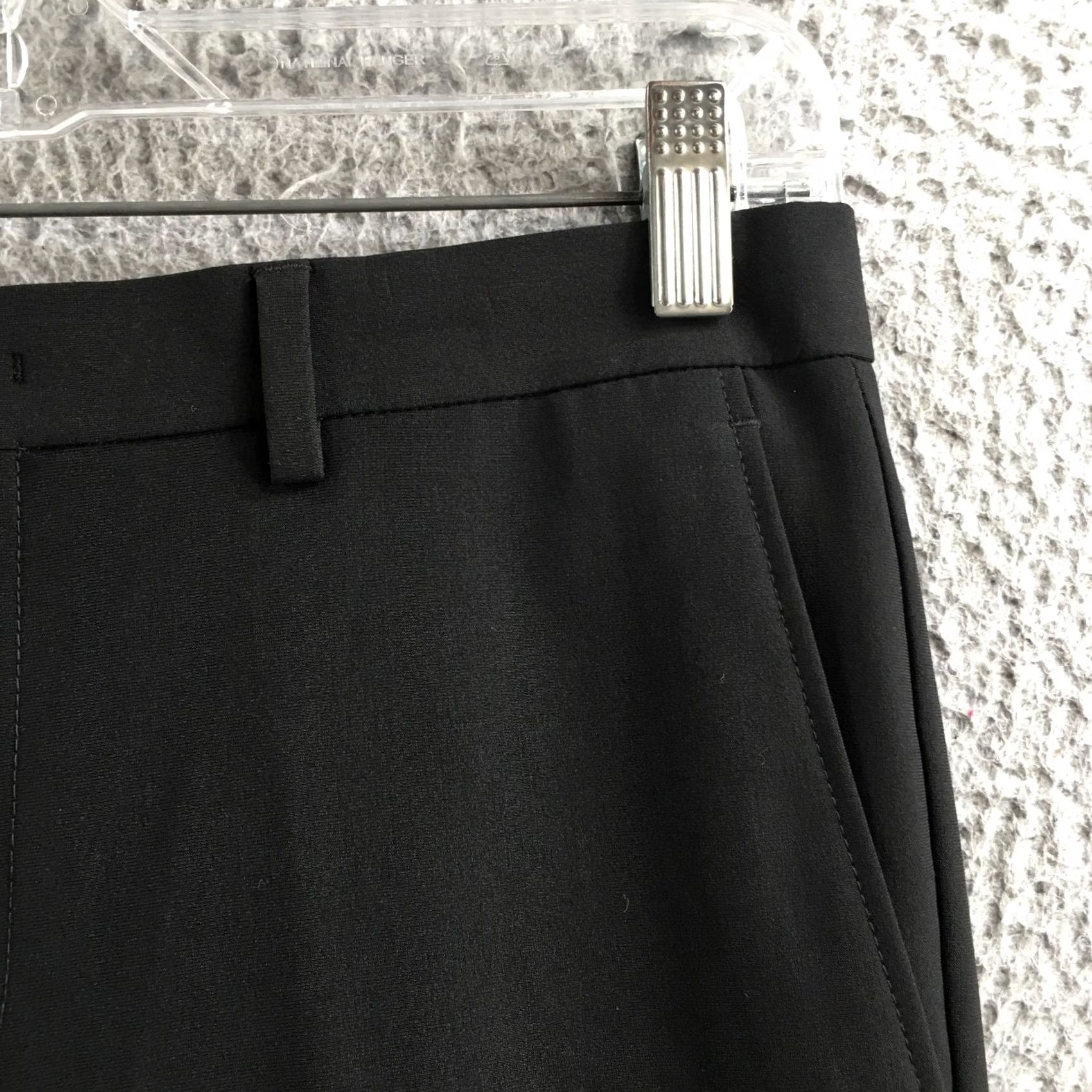 Kenneth Cole Kenneth Cole Reaction Dress Pants Womens 16R (30x27.5) Black Techni-Cole Size 38" / US 16 / IT 52 - 4 Thumbnail