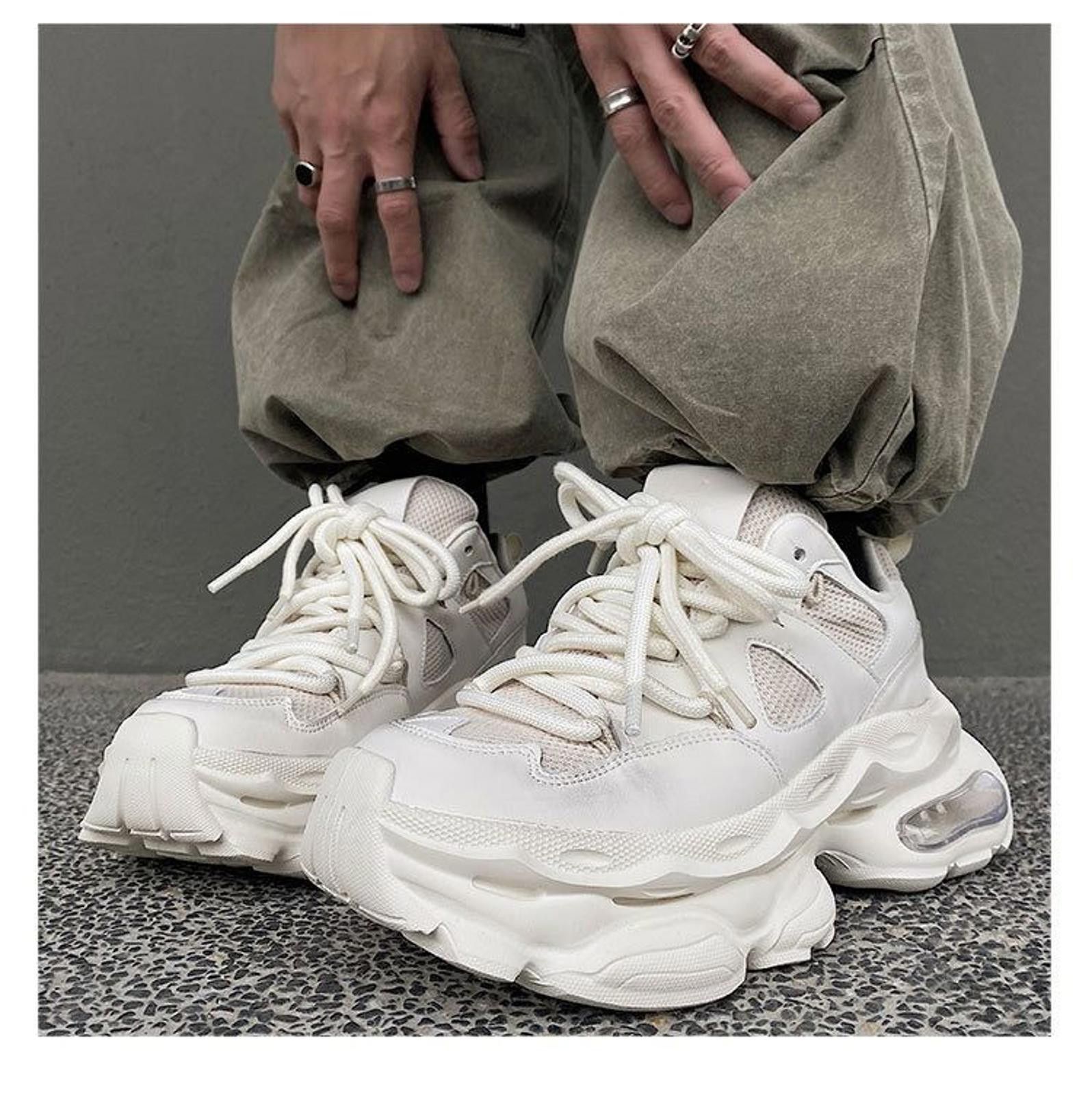 Other White Chunky Sneakers Size US 8 / EU 41 - 4 Thumbnail