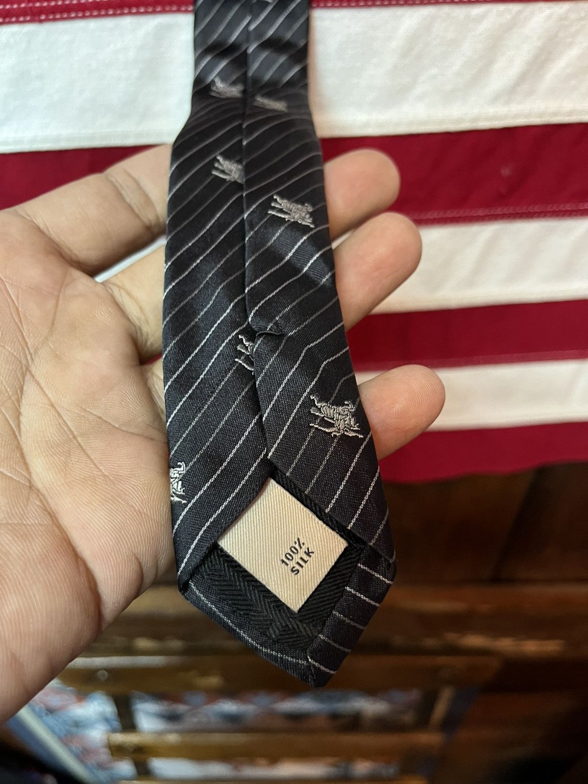 Burberry Burberry Tie Allover Logo Size ONE SIZE - 5 Thumbnail