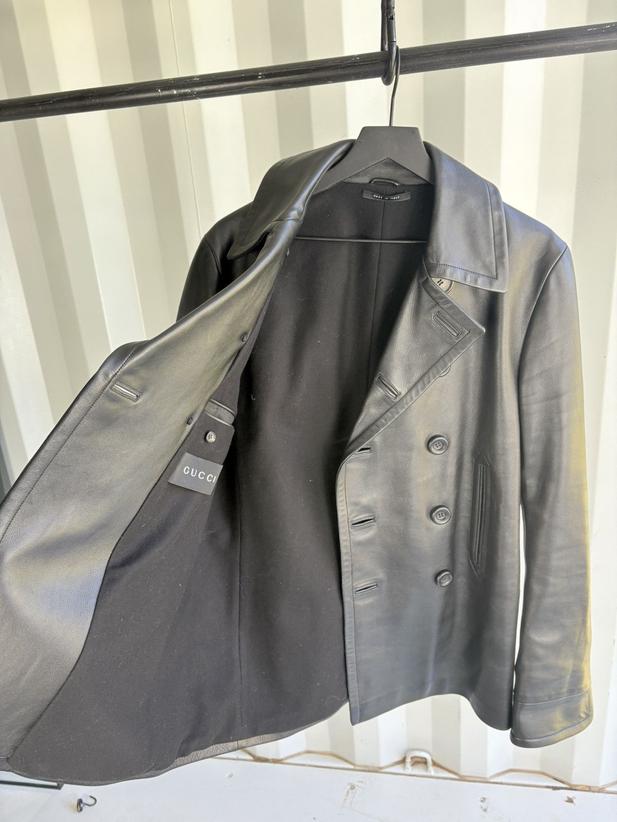 Gucci Gucci Tom Ford Era Leather Coat Jacket Size US S / EU 44-46 / 1 - 5 Thumbnail