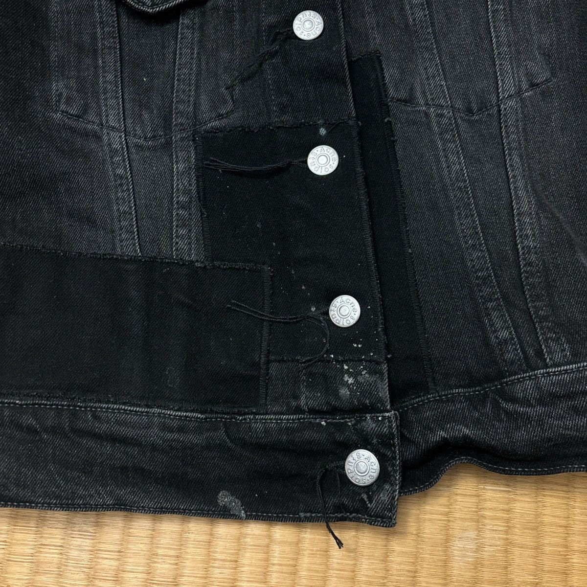 Acne Studios Acne Studios Blå Konst Black Denim Jacket Size XXS / US 00 / IT 34 - 5 Thumbnail