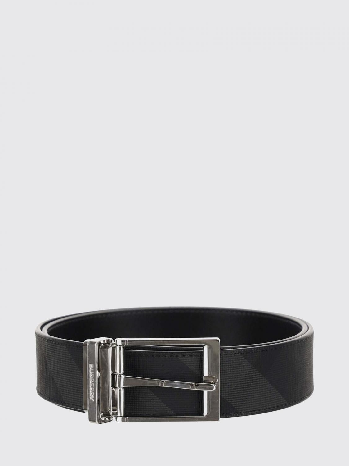 Burberry Burberry Belt Men Grey Size ONE SIZE - 1 Thumbnail