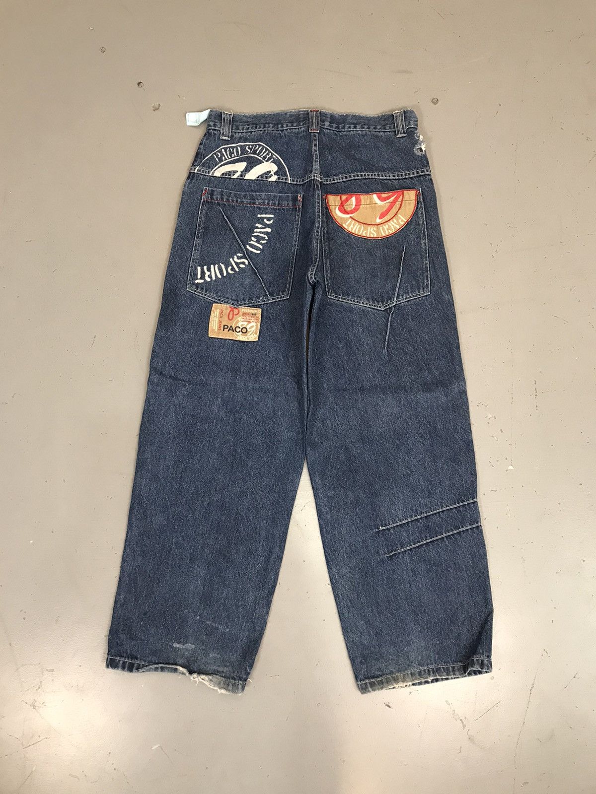 JNCO × Vintage Vintage paco printed embroidered denim Size US 34 / EU 50 - 10 Thumbnail