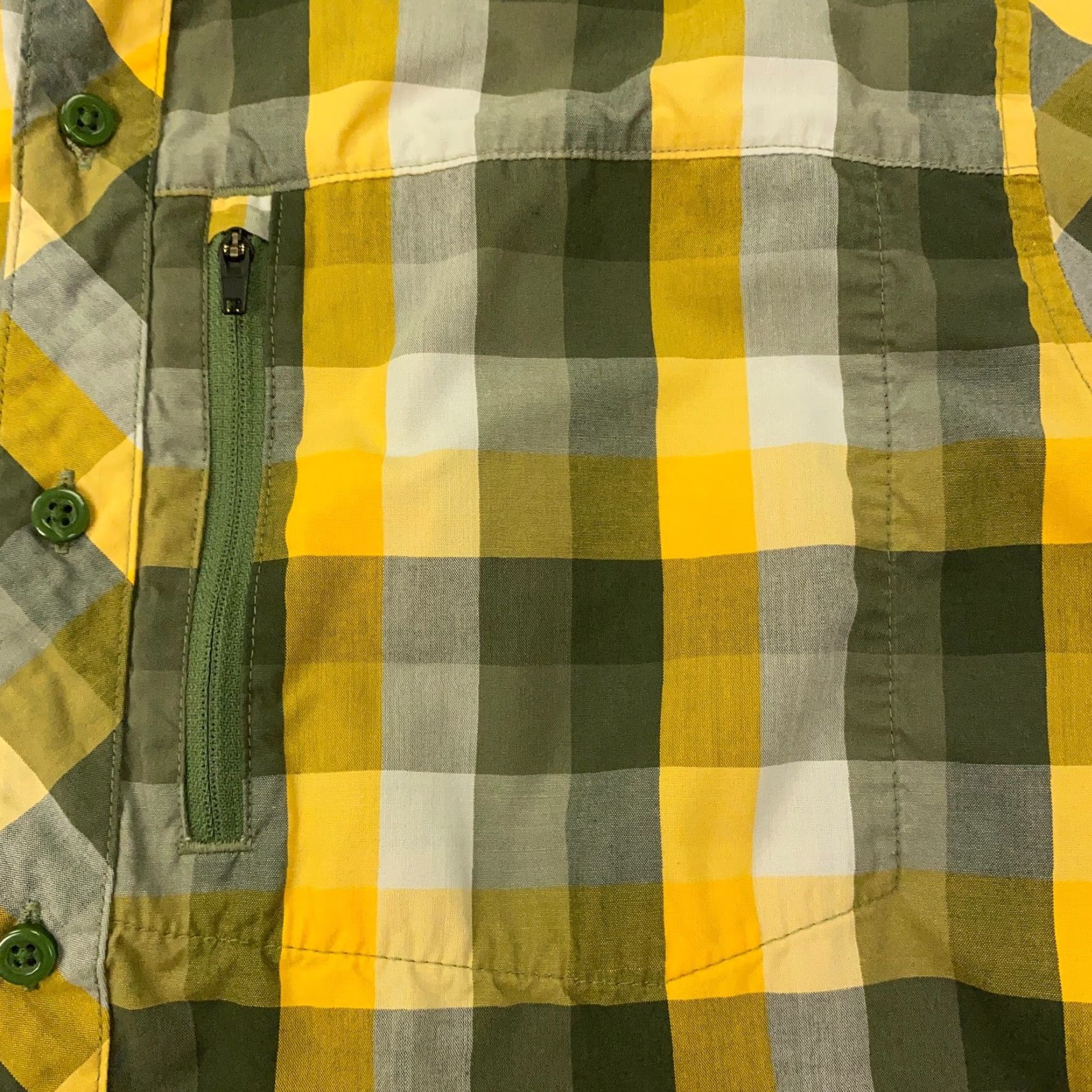 Mountain Hardwear VINTAGE Mountain Hardwear Shirt Mens L Plaid Button-Up Short Sleeve Yellow Cotton Polyester Casual Travel Workwear Distinctive Classic Outdoor Mens Size US L / EU 52-54 / 3 - 2 Thumbnail