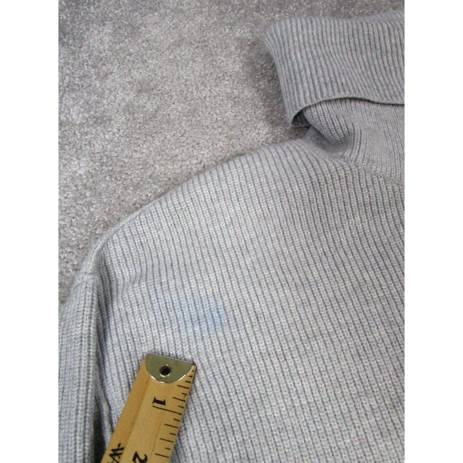 Free People VINTAGE Free People Sweater Womens XS Gray Oversized Turtleneck Pullover Long Sleeve Knitted Knit Regular Size XS / US 0-2 / IT 36-38 - 6 Thumbnail