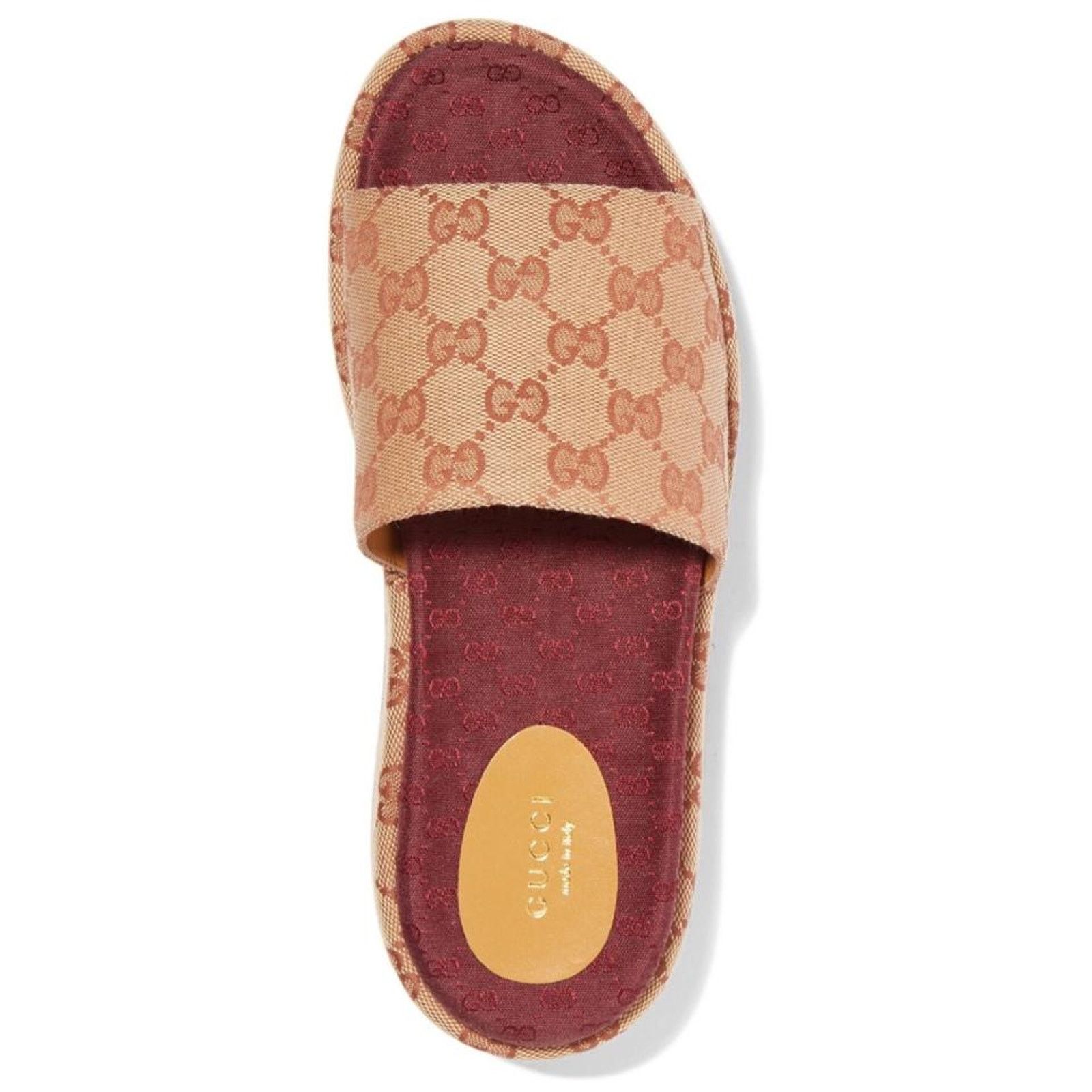 Gucci Angelina original Gg logo platform slides 38 Size US 8 / IT 38 - 6 Thumbnail