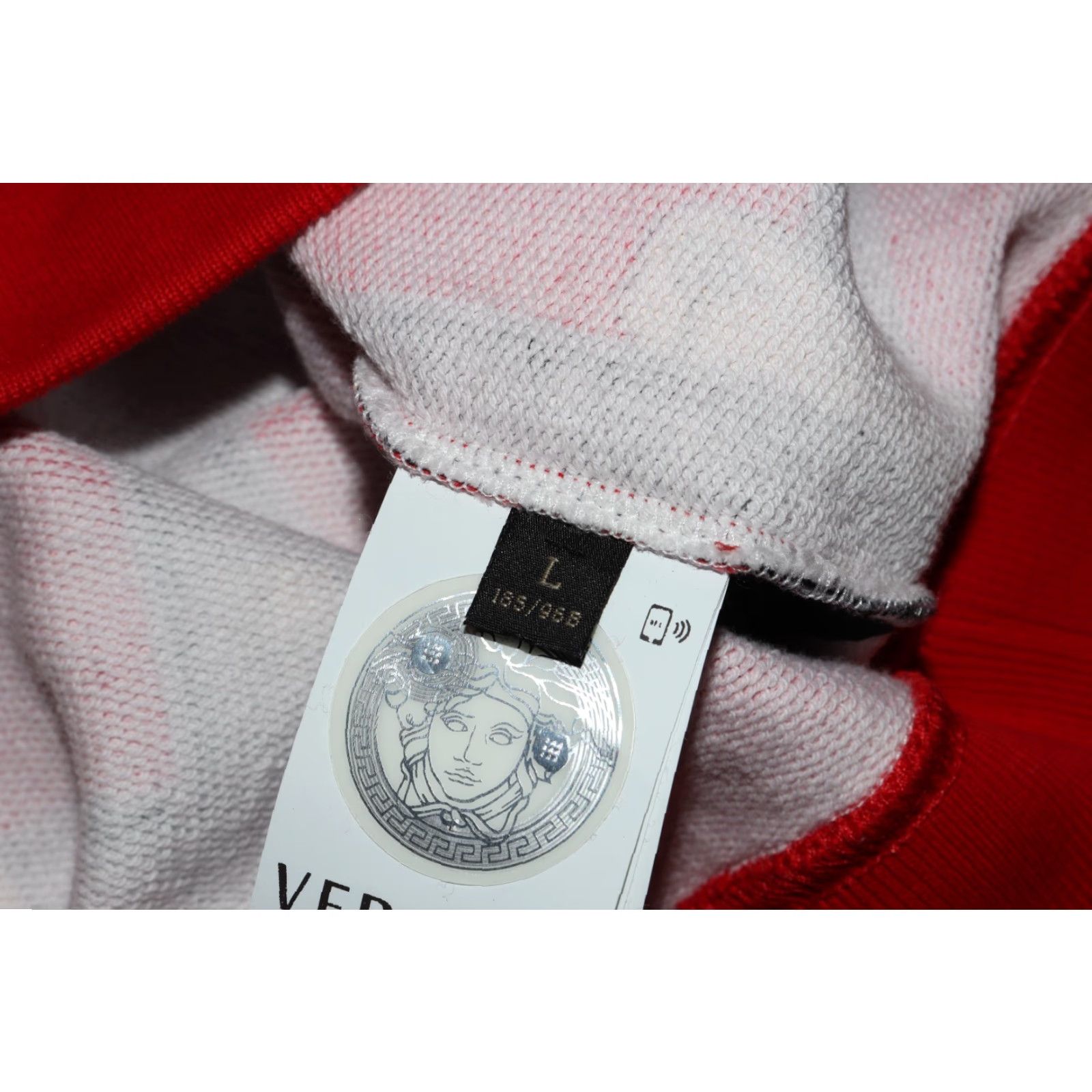 Versace VERSACE HARNESS ALL OVER PRINT SWEATSHIRT RED COLOR MEN LARGE Size US L / EU 52-54 / 3 - 5 Thumbnail